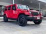 2018 Red Jeep Wrangler JK Unlimited Sahara 4WD (1C4BJWEG0JL) with an 3.6L V6 DOHC 24V FFV engine, 6-Speed Automatic transmission, located at 12182 Garland Rd, Dallas, TX, 75218, (214) 521-2040, 0.000000, 0.000000 - Photo #0