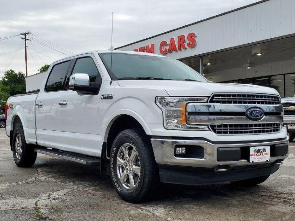 2018 White Platinum Metallic Tri-Coat Ford F-150 Lariat SuperCrew 5.5-ft. Bed 4WD (1FTFW1EG7JK) with an 3.5 V6 engine, 6-Speed Automatic transmission, located at 12182 Garland Rd, Dallas, TX, 75218, (214) 521-2040, 0.000000, 0.000000 - Photo #0