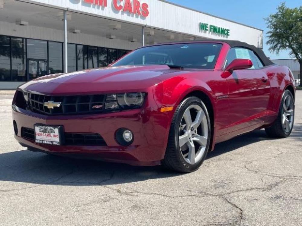 2011 Victory Red Chevrolet Camaro Convertible 2LT (2G1FG3DDXB9) with an 3.6L V6 DOHC 24V engine, 6-Speed Manual transmission, located at 12182 Garland Rd, Dallas, TX, 75218, (214) 521-2040, 0.000000, 0.000000 - Photo #0