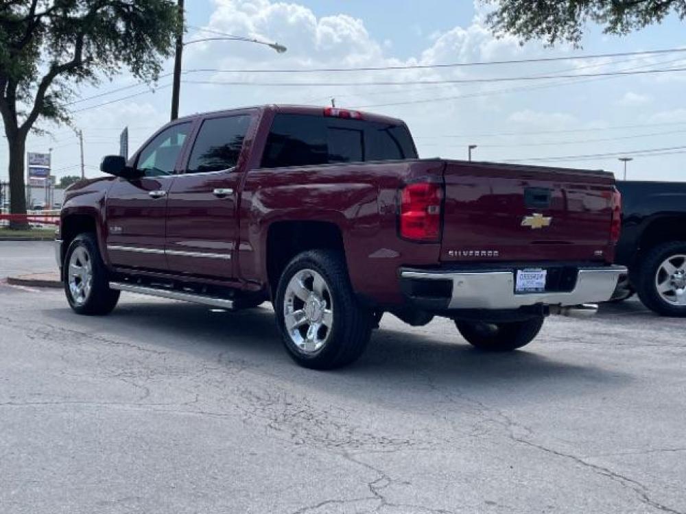 2015 Deep Ruby Metallic /Cocoa/Dune, leather Chevrolet Silverado 1500 LTZ Crew Cab 2WD (3GCPCSEC3FG) with an 5.3L V8 OHV 16V engine, 6-Speed Automatic transmission, located at 12182 Garland Rd, Dallas, TX, 75218, (214) 521-2040, 0.000000, 0.000000 - Photo #4