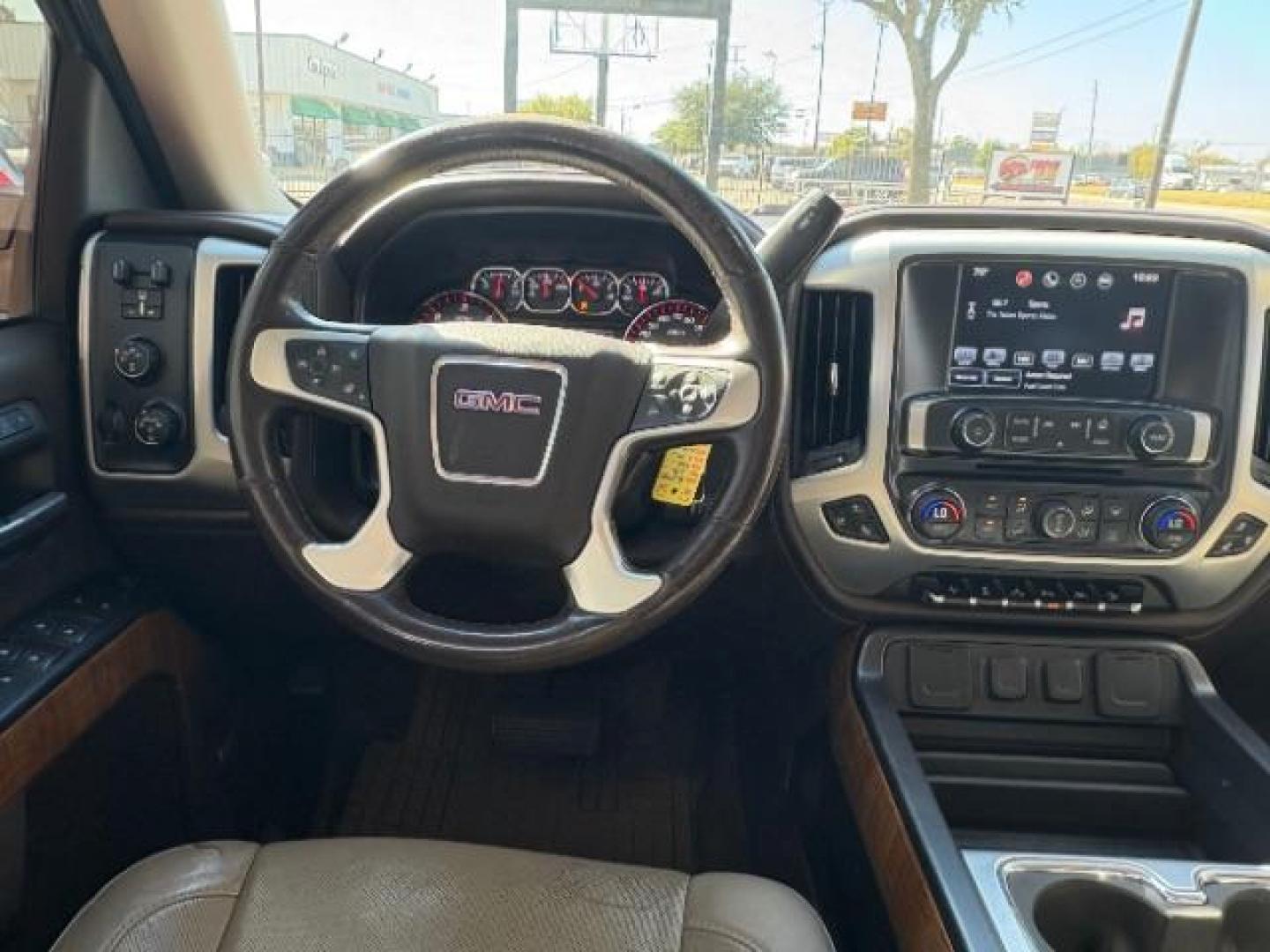 2016 Cardinal Red /Tan Leather Trimmed GMC Sierra 1500 SLT Crew Cab Short B (3GTU2NEC0GG) with an 5.3L V8 OHV 16V engine, 6-Speed Automatic transmission, located at 12182 Garland Rd, Dallas, TX, 75218, (214) 521-2040, 0.000000, 0.000000 - Photo#12