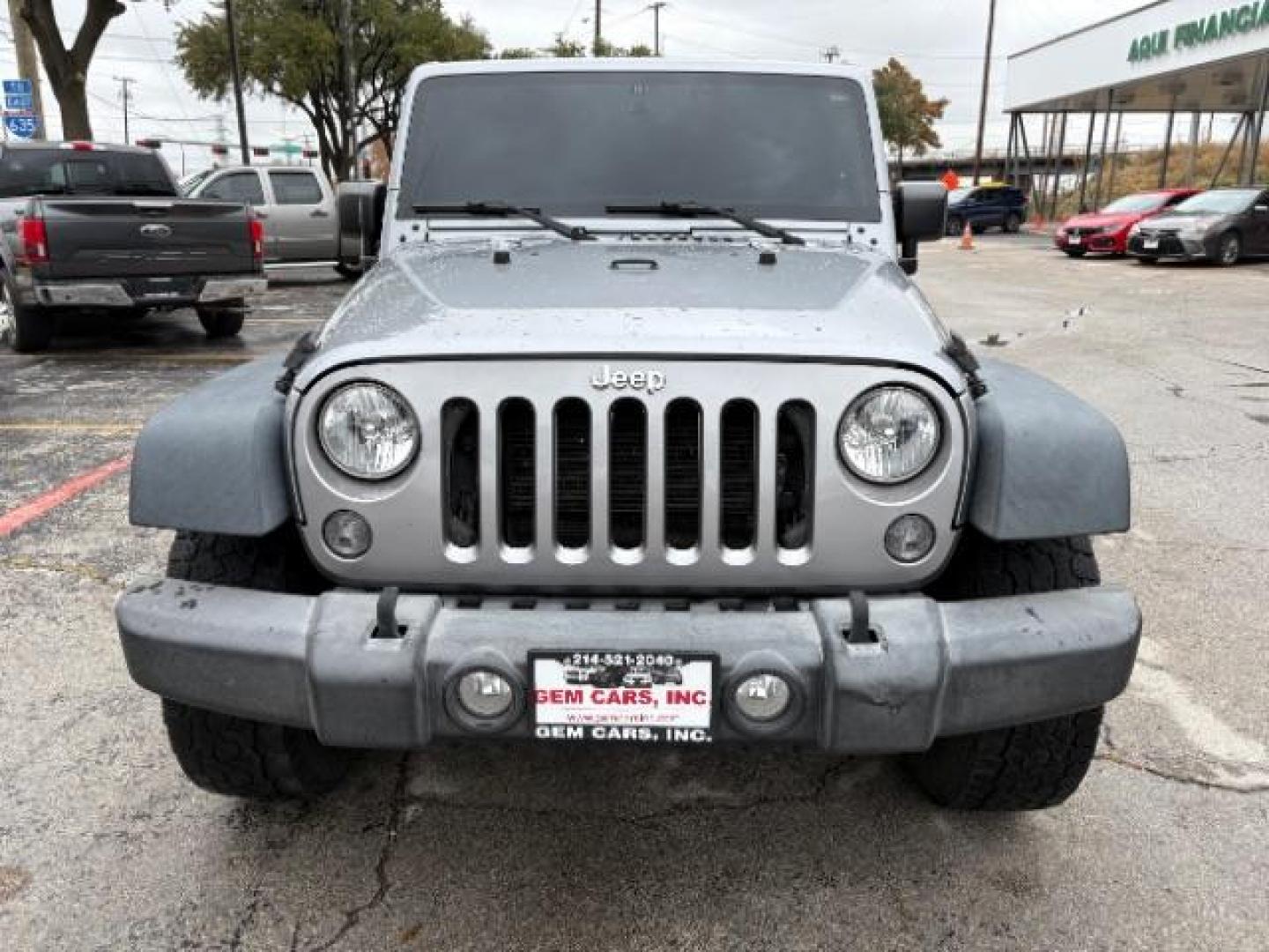 2015 Billet Silver Metall /Black, cloth Jeep Wrangler Unlimited Sport 4WD (1C4BJWDG7FL) with an 3.6L V6 DOHC 24V FFV engine, 5-Speed Automatic transmission, located at 12182 Garland Rd, Dallas, TX, 75218, (214) 521-2040, 0.000000, 0.000000 - Photo#3