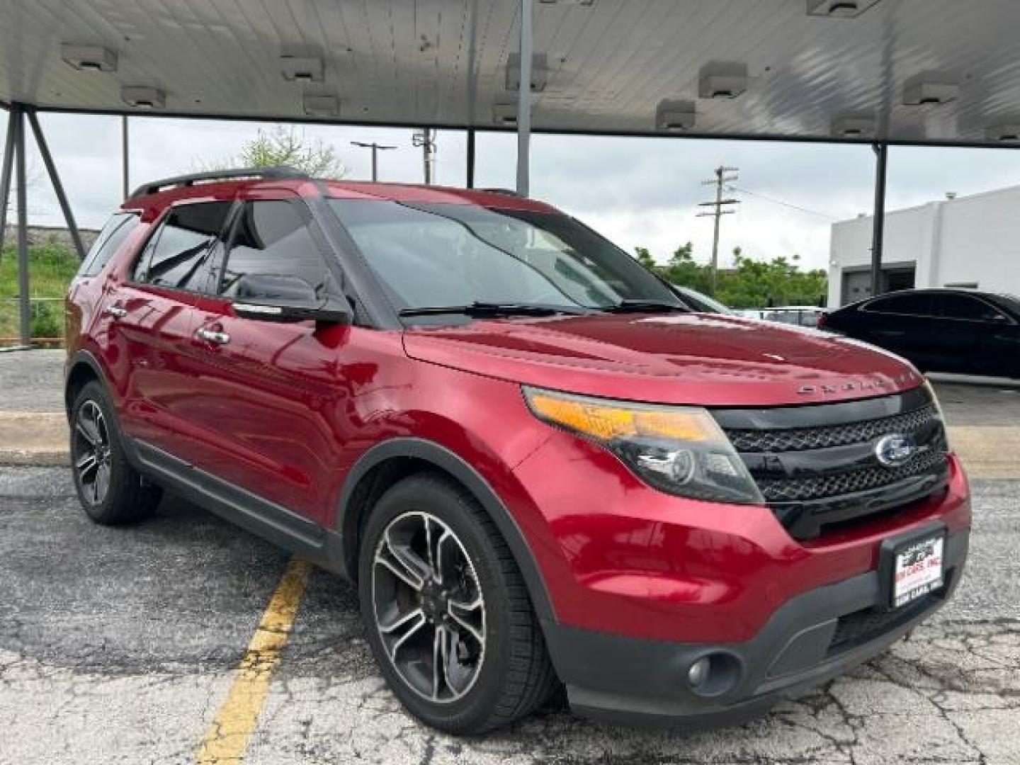 2014 Ruby Red Met Tinted Ford Explorer Sport 4WD (1FM5K8GT0EG) with an 3.5L V6 DOHC 24V engine, 6-Speed Automatic transmission, located at 12182 Garland Rd, Dallas, TX, 75218, (214) 521-2040, 0.000000, 0.000000 - Photo#0