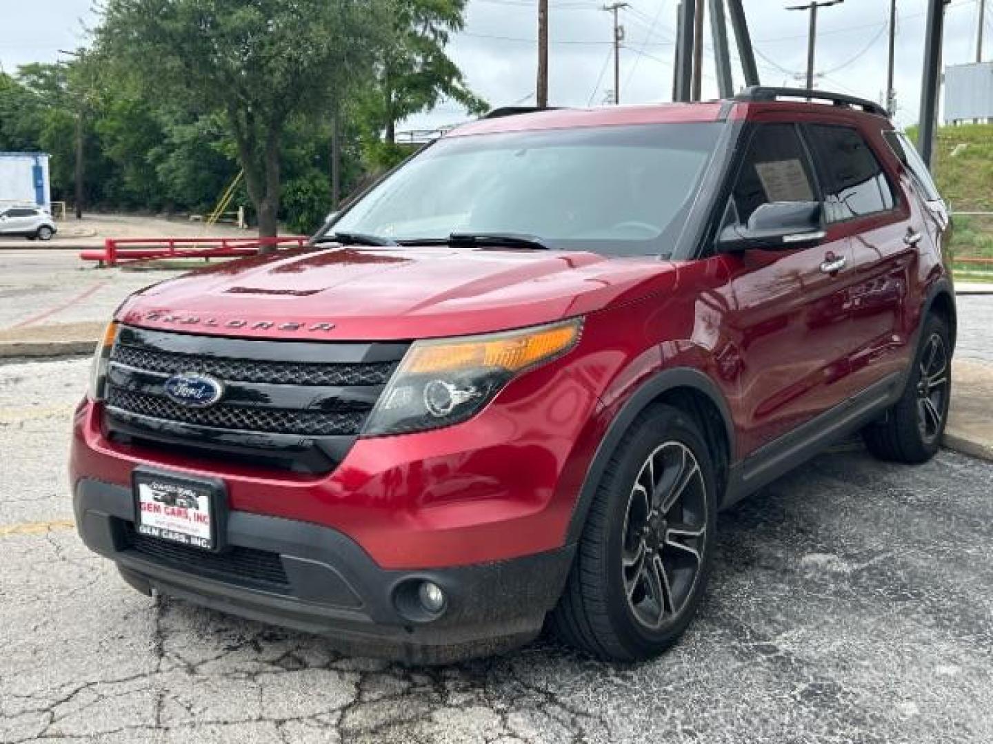 2014 Ruby Red Met Tinted Ford Explorer Sport 4WD (1FM5K8GT0EG) with an 3.5L V6 DOHC 24V engine, 6-Speed Automatic transmission, located at 12182 Garland Rd, Dallas, TX, 75218, (214) 521-2040, 0.000000, 0.000000 - Photo#2