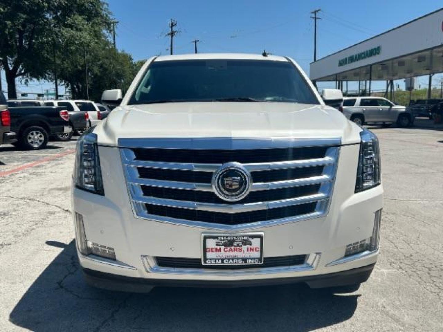 2015 White Diamond Tricoa Cadillac Escalade Premium 4WD (1GYS4CKJ9FR) with an 6.2L V8 OHV 16V FFV engine, 6-Speed Automatic transmission, located at 12182 Garland Rd, Dallas, TX, 75218, (214) 521-2040, 0.000000, 0.000000 - Photo#1
