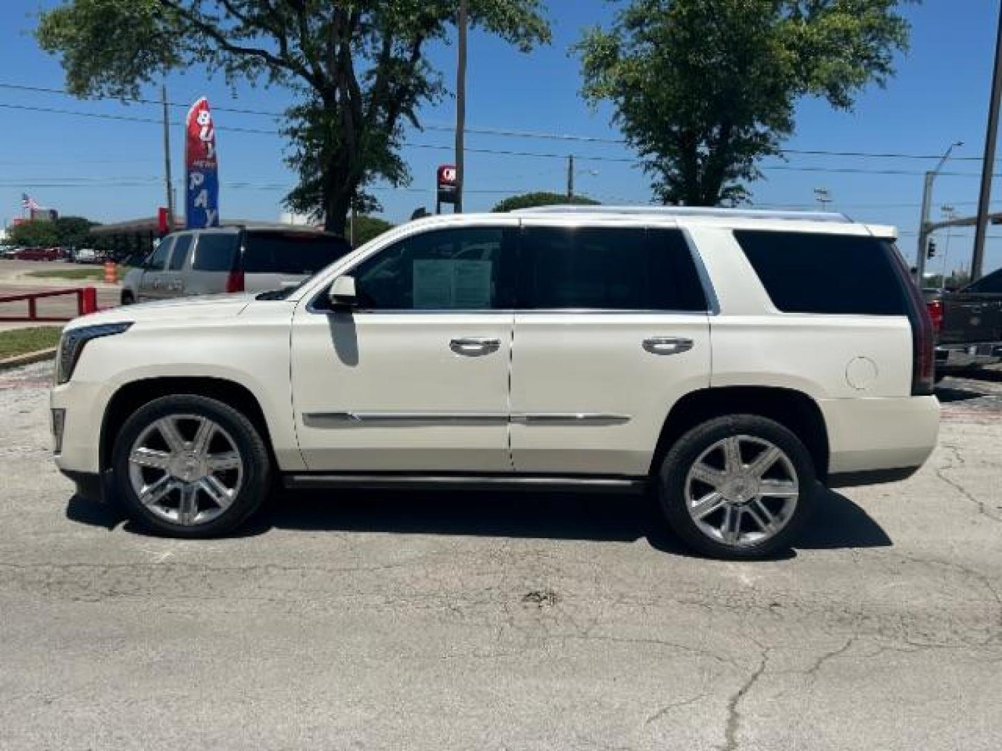 2015 White Diamond Tricoa Cadillac Escalade Premium 4WD (1GYS4CKJ9FR) with an 6.2L V8 OHV 16V FFV engine, 6-Speed Automatic transmission, located at 12182 Garland Rd, Dallas, TX, 75218, (214) 521-2040, 0.000000, 0.000000 - Photo#3