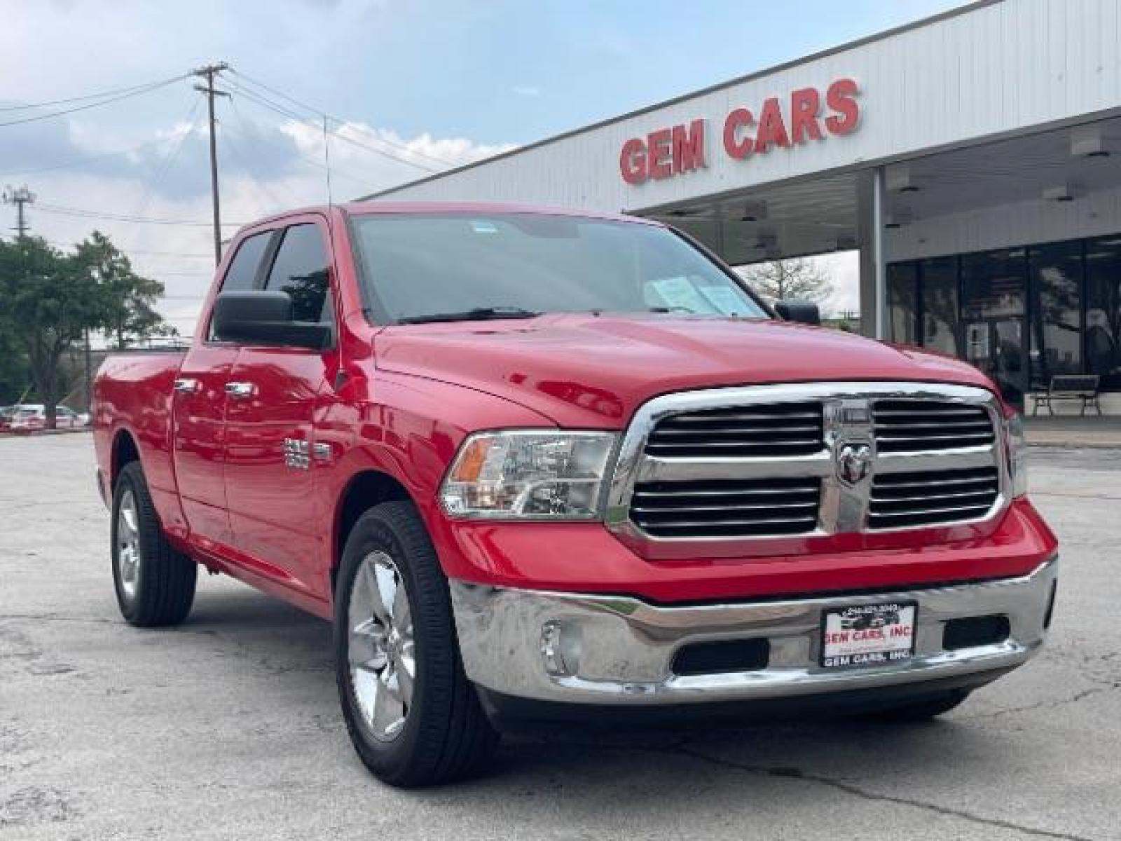 2016 Flame Red Clear Coat RAM 1500 SLT Quad Cab 2WD (1C6RR6GT1GS) with an 5.7L V8 OHV 16V engine, 8-Speed Automatic transmission, located at 12182 Garland Rd, Dallas, TX, 75218, (214) 521-2040, 0.000000, 0.000000 - Photo #0