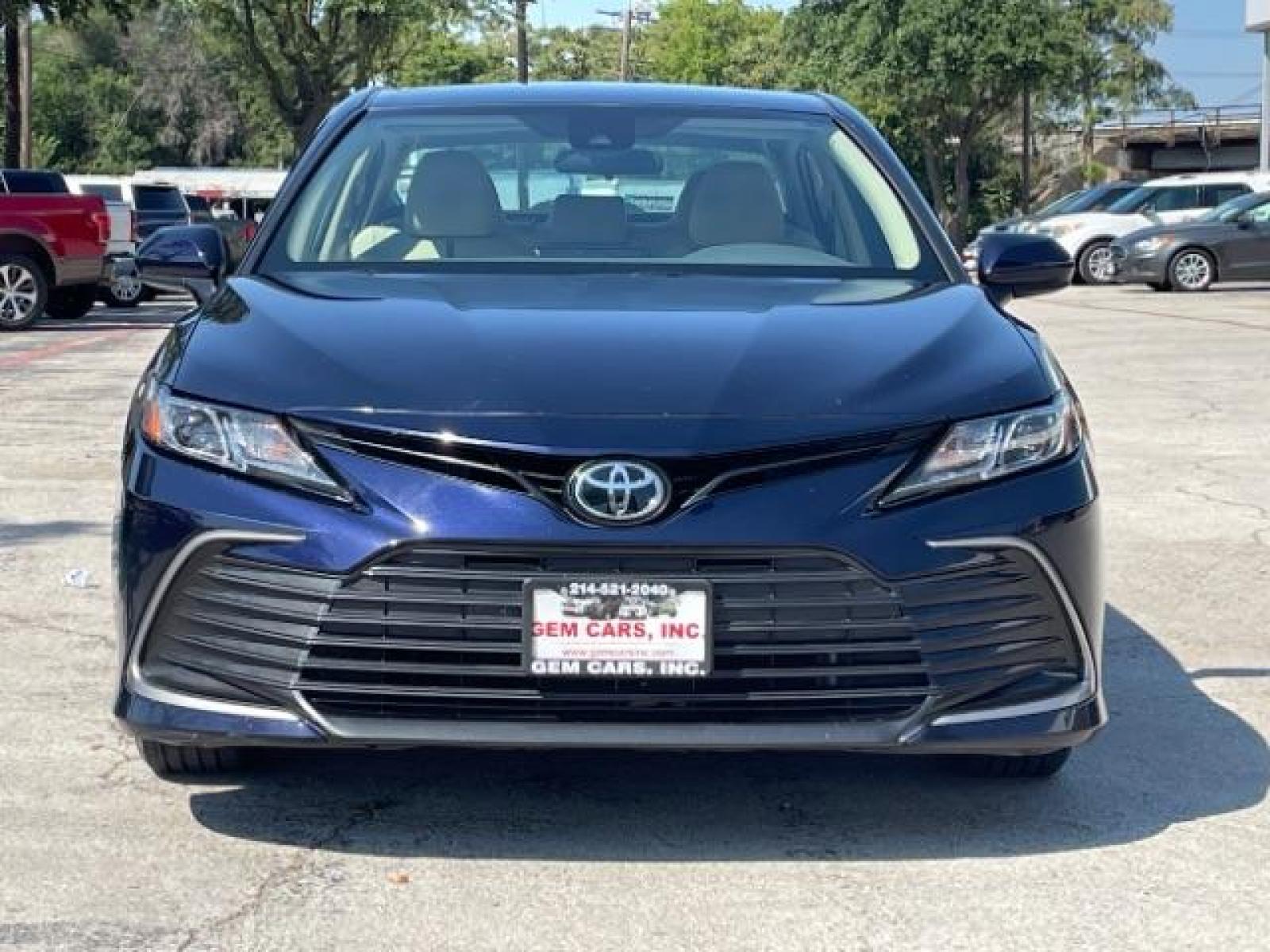 2021 Galactic Aqua Mica Toyota Camry LE (4T1C11AK0MU) with an 2.5L L4 DOHC 16V engine, 8-Speed Automatic transmission, located at 12182 Garland Rd, Dallas, TX, 75218, (214) 521-2040, 0.000000, 0.000000 - Photo #6