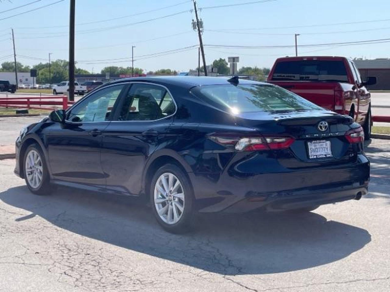 2021 Galactic Aqua Mica Toyota Camry LE (4T1C11AK0MU) with an 2.5L L4 DOHC 16V engine, 8-Speed Automatic transmission, located at 12182 Garland Rd, Dallas, TX, 75218, (214) 521-2040, 0.000000, 0.000000 - Photo #2