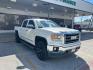 2014 Summit White /Cocoa/Dune GMC Sierra 1500 SLT Crew Cab 2WD (3GTP1VECXEG) with an 5.3L V8 OHV 16V engine, 6-Speed Automatic transmission, located at 12182 Garland Rd, Dallas, TX, 75218, (214) 521-2040, 0.000000, 0.000000 - Photo#0