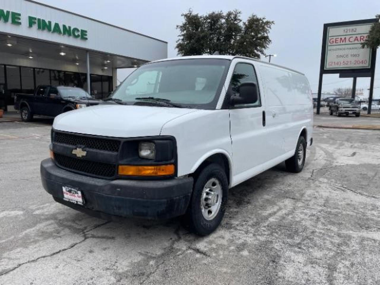 2012 Summit White Chevrolet Express 2500 Cargo (1GCWGFCB5C1) with an 6.0L V8 OHV 16V CNG engine, 6-Speed Automatic transmission, located at 12182 Garland Rd, Dallas, TX, 75218, (214) 521-2040, 0.000000, 0.000000 - Photo #2