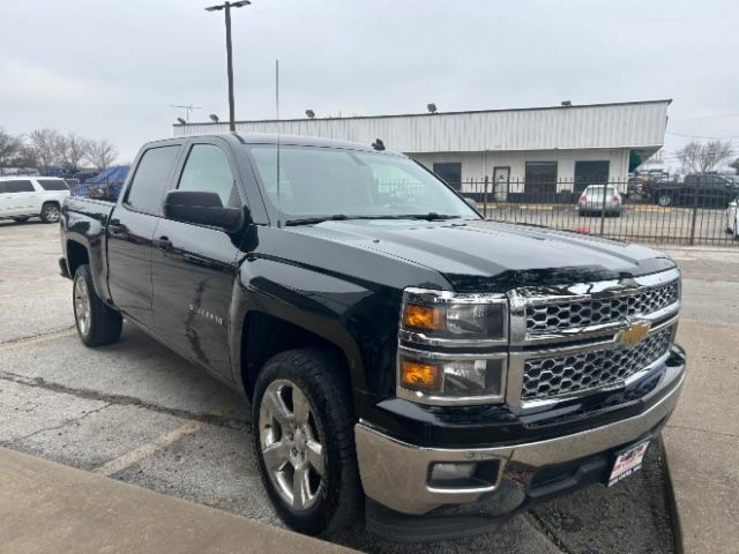 2014 Black /Jet Black Chevrolet Silverado 1500 1LT Crew Cab 2WD (3GCPCREC1EG) with an 5.3L V8 OHV 16V engine, 6-Speed Automatic transmission, located at 12182 Garland Rd, Dallas, TX, 75218, (214) 521-2040, 0.000000, 0.000000 - Photo#0