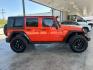 2015 Orange /Black Leather Interior Jeep Wrangler Unlimited Sport 4WD (1C4BJWDG4FL) with an 3.6L V6 DOHC 24V FFV engine, 5-Speed Automatic transmission, located at 12182 Garland Rd, Dallas, TX, 75218, (214) 521-2040, 0.000000, 0.000000- Photo#8