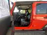 2015 Orange /Black Leather Interior Jeep Wrangler Unlimited Sport 4WD (1C4BJWDG4FL) with an 3.6L V6 DOHC 24V FFV engine, 5-Speed Automatic transmission, located at 12182 Garland Rd, Dallas, TX, 75218, (214) 521-2040, 0.000000, 0.000000- Photo#12