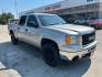 2010 Pure Silver Metallic /Ebony Leather Interior GMC Sierra 1500 SLE Crew Cab 2WD (3GTRCVE0XAG) with an 5.3L V8 OHV 16V FFV engine, 6-Speed Automatic transmission, located at 12182 Garland Rd, Dallas, TX, 75218, (214) 521-2040, 0.000000, 0.000000- Photo#0
