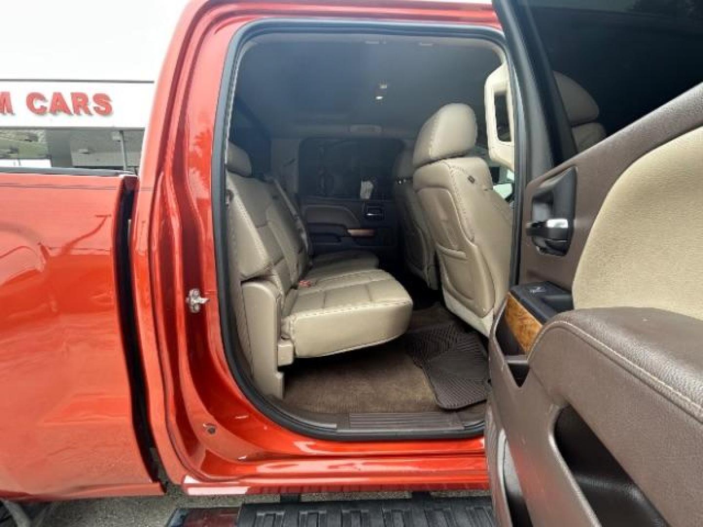 2015 Orange /Cocoa/Dune, leather Chevrolet Silverado 1500 LTZ Crew Cab 2WD (3GCPCSEC9FG) with an 5.3L V8 OHV 16V engine, 6-Speed Automatic transmission, located at 12182 Garland Rd, Dallas, TX, 75218, (214) 521-2040, 0.000000, 0.000000 - Photo#9
