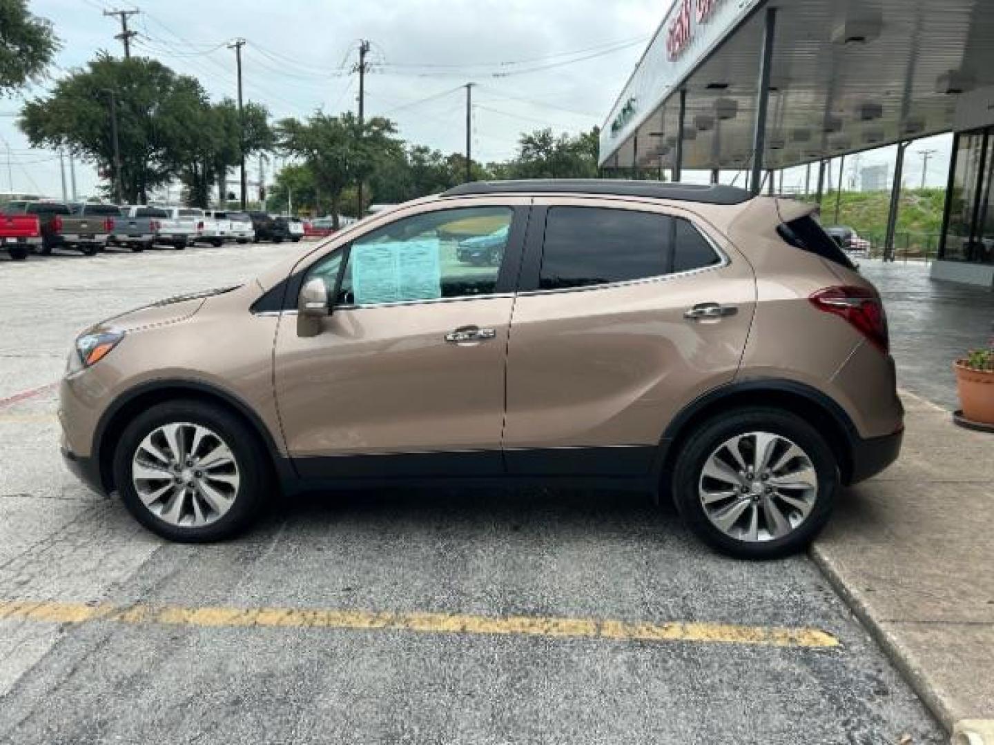 2019 Coppertino Metallic/Black Carbon Metallic /Ebony, leatherette/cloth Buick Encore Preferred FWD (KL4CJASBXKB) with an 1.4L L4 DOHC 16V TURBO engine, 6-Speed Automatic transmission, located at 12182 Garland Rd, Dallas, TX, 75218, (214) 521-2040, 0.000000, 0.000000 - Photo#3