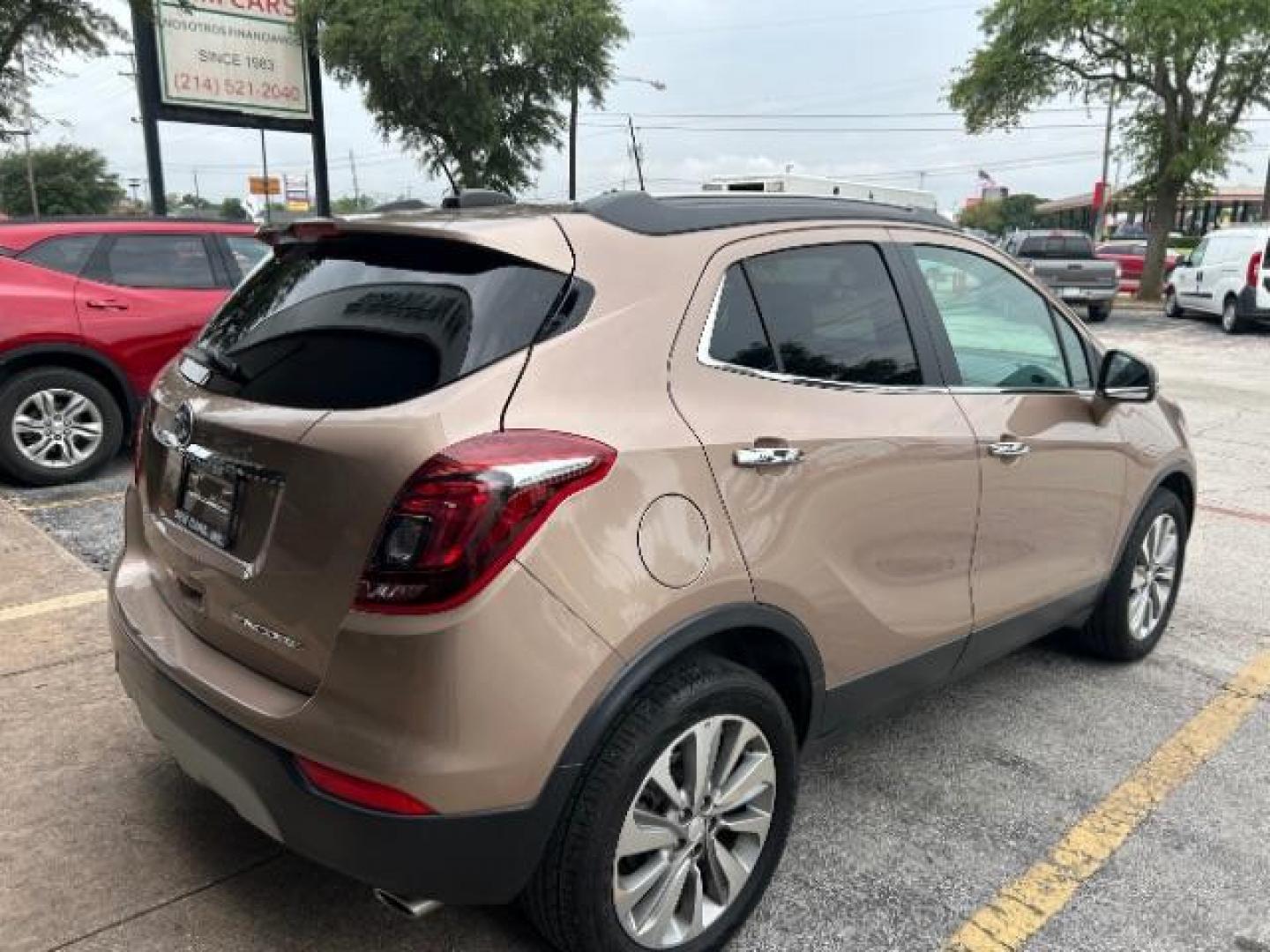 2019 Coppertino Metallic/Black Carbon Metallic /Ebony, leatherette/cloth Buick Encore Preferred FWD (KL4CJASBXKB) with an 1.4L L4 DOHC 16V TURBO engine, 6-Speed Automatic transmission, located at 12182 Garland Rd, Dallas, TX, 75218, (214) 521-2040, 0.000000, 0.000000 - Photo#6