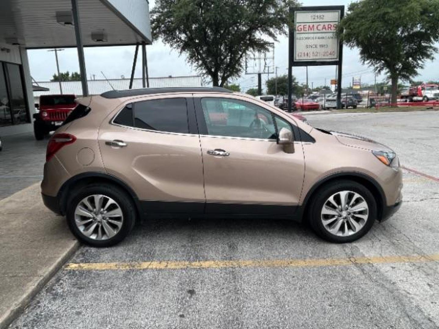 2019 Coppertino Metallic/Black Carbon Metallic /Ebony, leatherette/cloth Buick Encore Preferred FWD (KL4CJASBXKB) with an 1.4L L4 DOHC 16V TURBO engine, 6-Speed Automatic transmission, located at 12182 Garland Rd, Dallas, TX, 75218, (214) 521-2040, 0.000000, 0.000000 - Photo#7