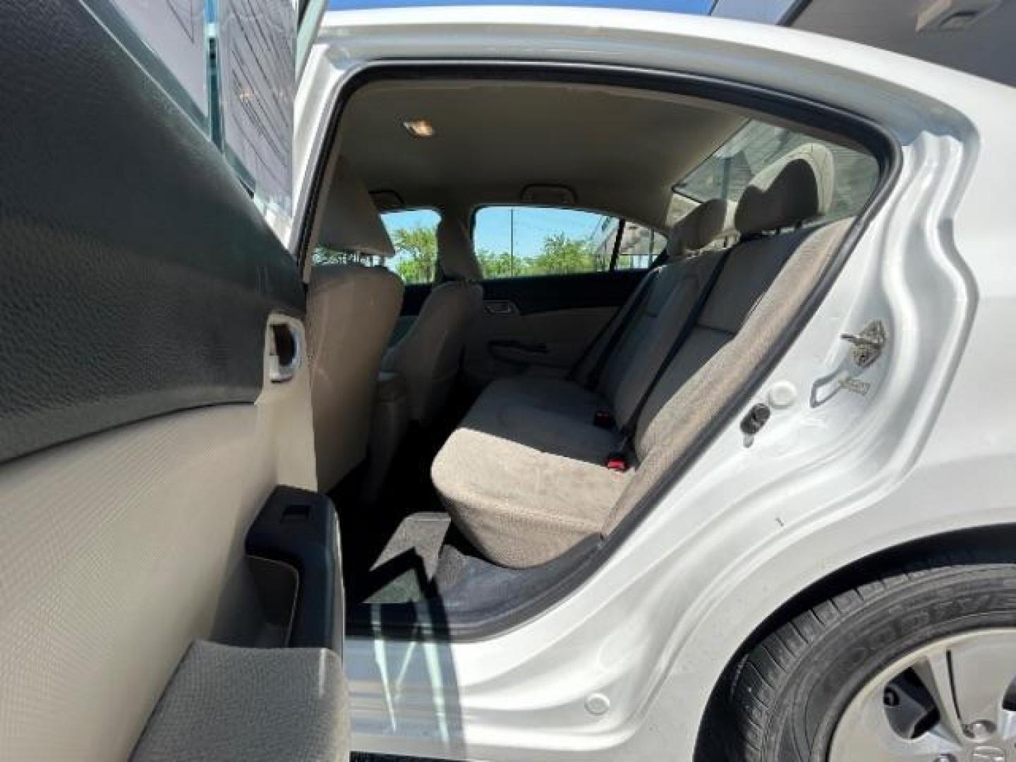 2013 Taffeta White Honda Civic LX (2HGFB2F55DH) with an 1.8L I-4 i-VTEC variable valve control engine, located at 12182 Garland Rd, Dallas, TX, 75218, (214) 521-2040, 0.000000, 0.000000 - Photo#11