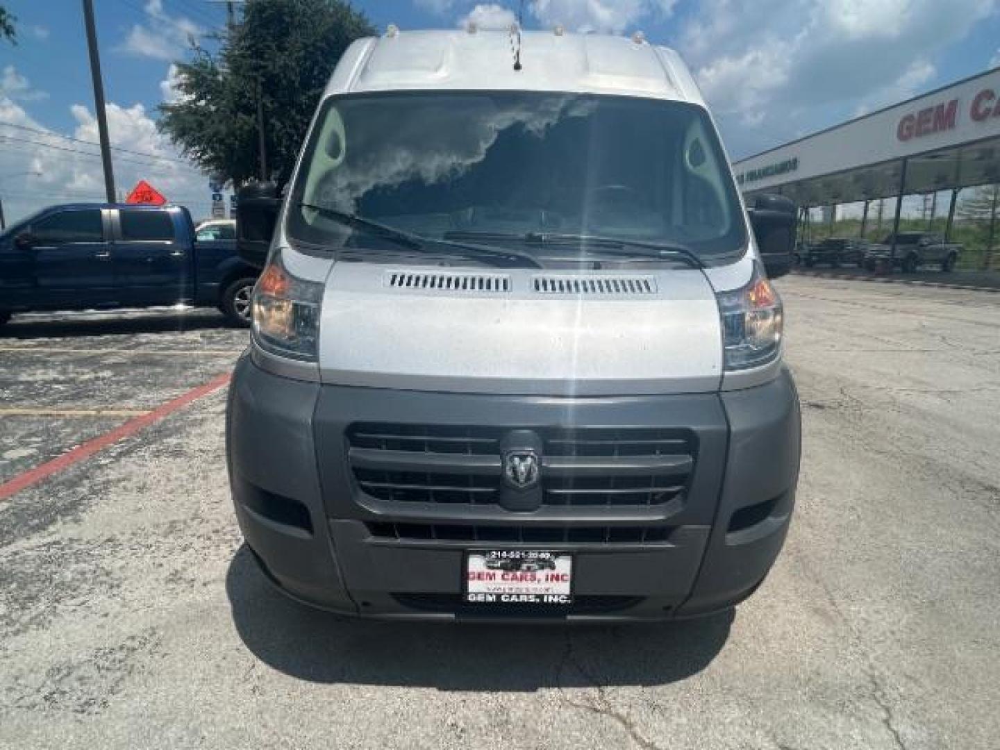 2018 Bright Silver Metallic Clearcoat /Black Ram ProMaster 2500 Cargo Van High Roof 136 WB (3C6TRVCG5JE) with an Pentastar 3.6L V-6 DOHC engine, Automatic transmission, located at 12182 Garland Rd, Dallas, TX, 75218, (214) 521-2040, 0.000000, 0.000000 - Photo#1