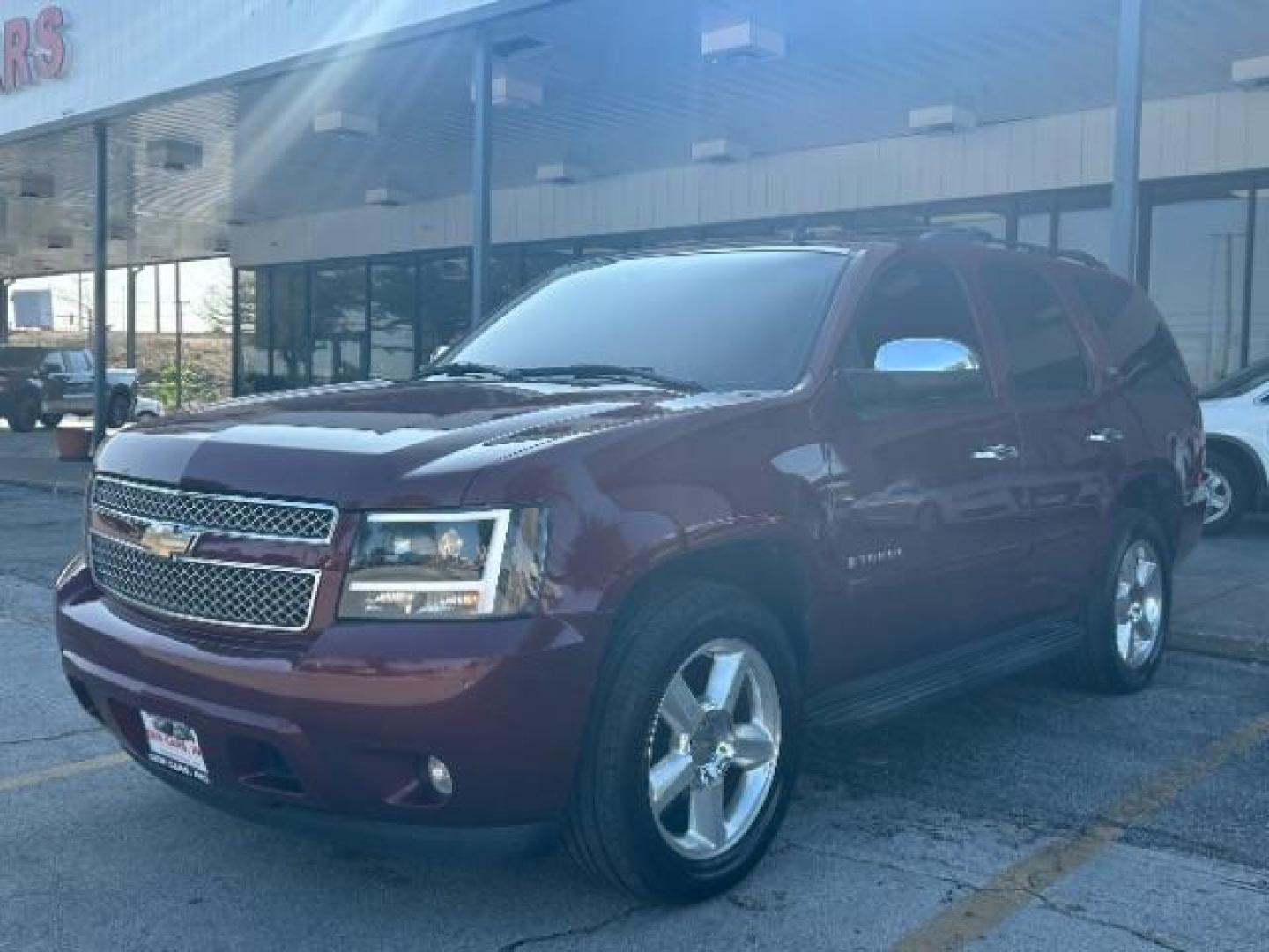 2008 Deep Ruby Metallic /Ebony Chevrolet Tahoe LTZ (1GNFC13068R) with an Vortec 5.3L V-8 regular unleaded engine, Automatic transmission, located at 12182 Garland Rd, Dallas, TX, 75218, (214) 521-2040, 0.000000, 0.000000 - Photo#2