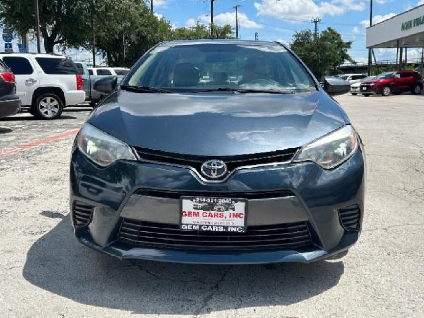 2015 Slate Metallic Toyota Corolla LE (5YFBURHE6FP) with an 1.8L I-4 DOHC engine, located at 12182 Garland Rd, Dallas, TX, 75218, (214) 521-2040, 0.000000, 0.000000 - Photo#1