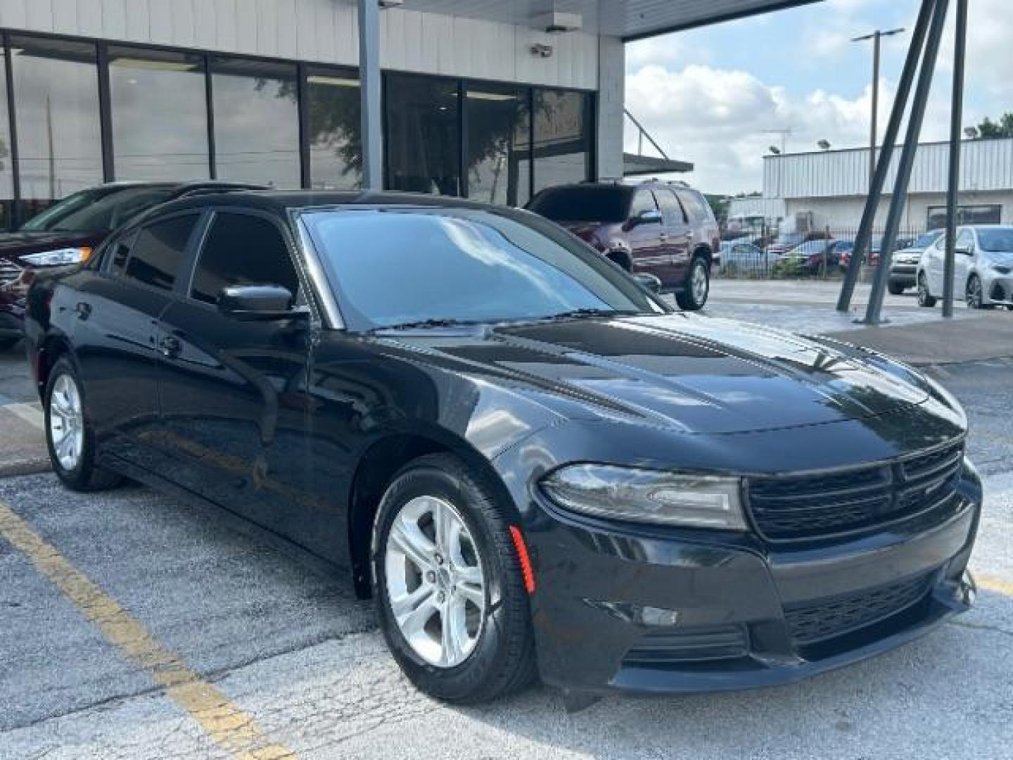 2019 Pitch Black Clearcoat Dodge Charger SXT RWD (2C3CDXBG8KH) with an Pentastar 3.6L V-6 DOHC engine, located at 12182 Garland Rd, Dallas, TX, 75218, (214) 521-2040, 0.000000, 0.000000 - Photo#0