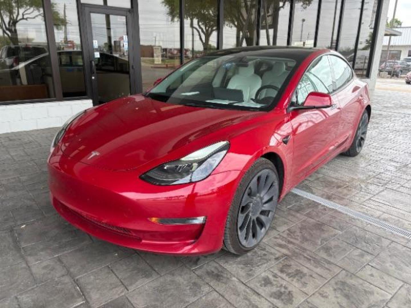 2022 Red Multi-Coat Tesla Model 3 Performance Dual Motor All-Wheel Drive (5YJ3E1EC1NF) , located at 12182 Garland Rd, Dallas, TX, 75218, (214) 521-2040, 0.000000, 0.000000 - Photo#4