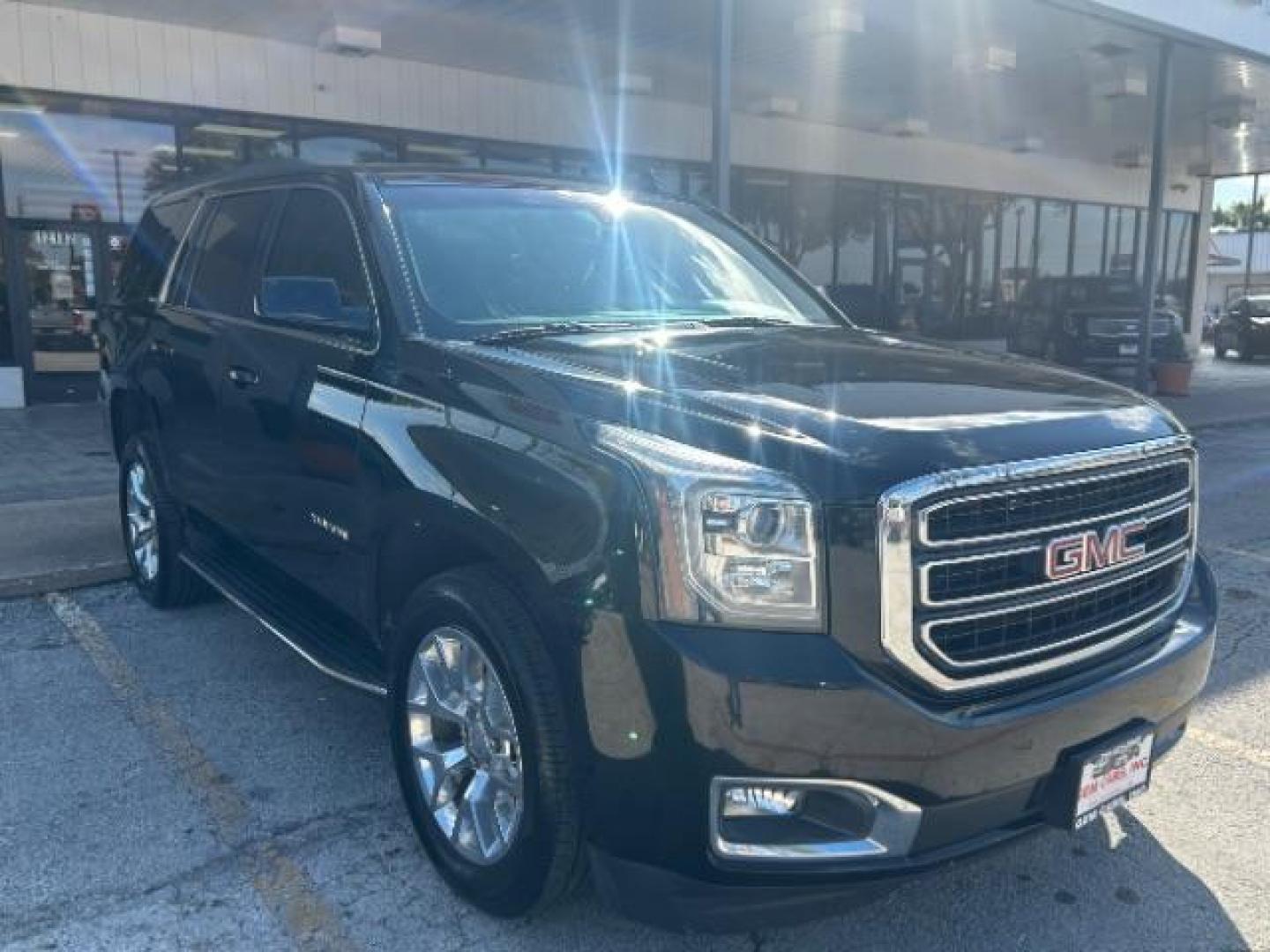 2018 Onyx Black GMC Yukon SLE (1GKS1AKC8JR) with an EcoTec3 5.3L V-8 gas engine, located at 12182 Garland Rd, Dallas, TX, 75218, (214) 521-2040, 0.000000, 0.000000 - Photo#0