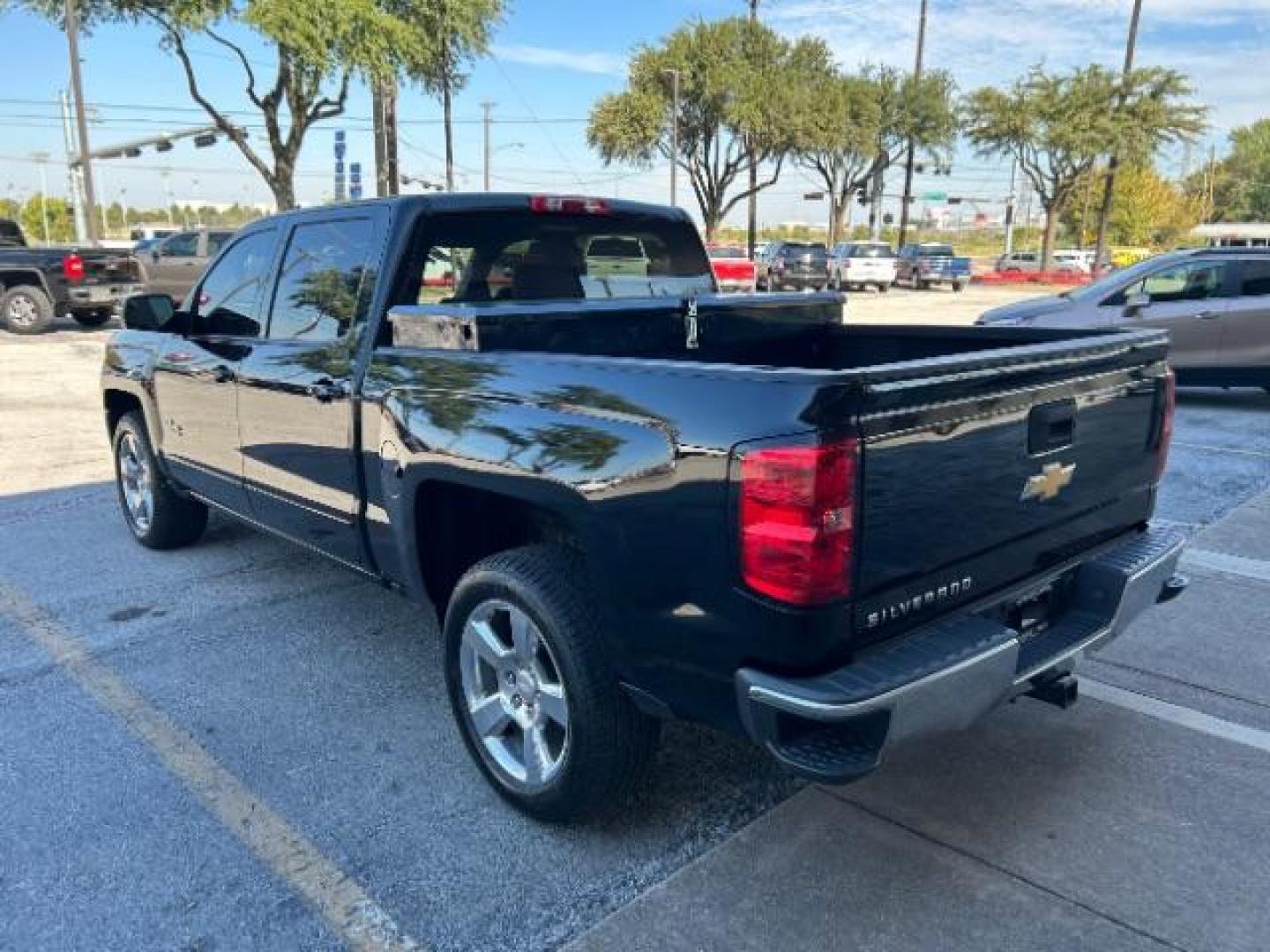 2018 Black Chevrolet Silverado 1500 1LT (3GCPCREC5JG) with an 5.3L V8 F OHV 16V engine, located at 12182 Garland Rd, Dallas, TX, 75218, (214) 521-2040, 0.000000, 0.000000 - Photo#4