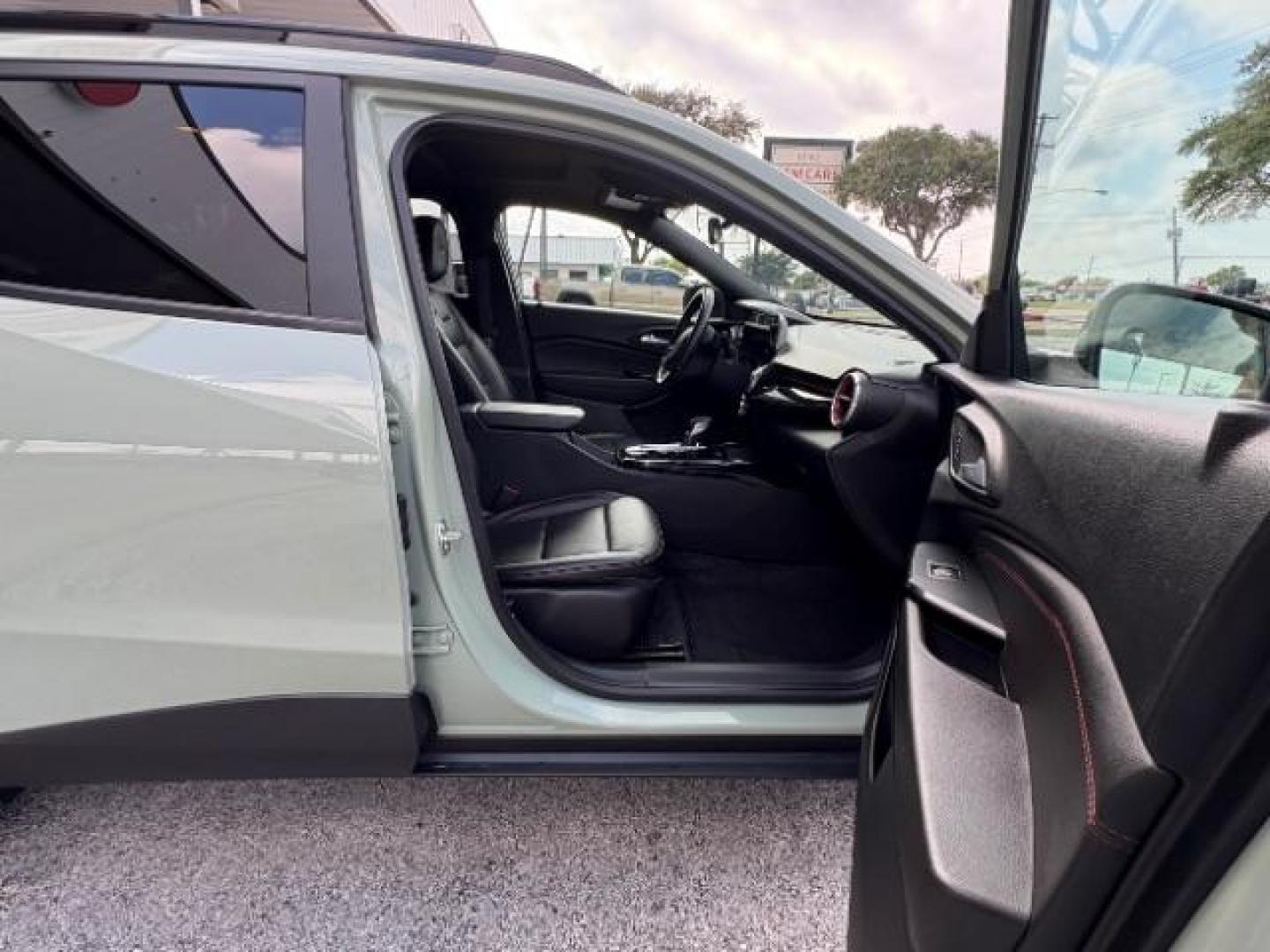 2024 Cacti Green /Jet Black w/Red Accents Chevrolet Trax FWD 2RS (KL77LJE28RC) with an Ecotec 1.2L I-3 gasoline direct injection engine, TRANSMISSION, 6-SPD AUTOMATIC transmission, located at 12182 Garland Rd, Dallas, TX, 75218, (214) 521-2040, 0.000000, 0.000000 - Photo#9