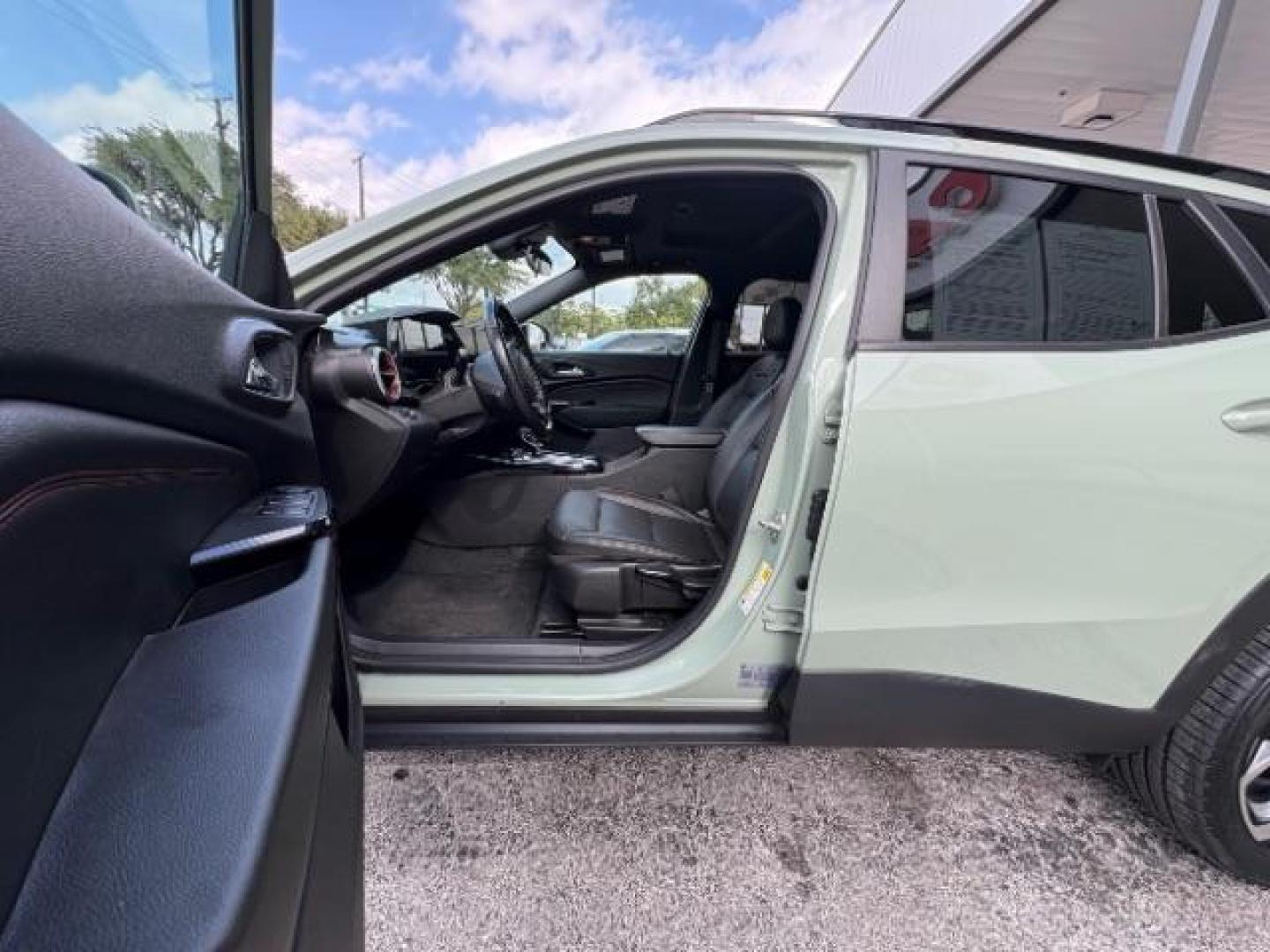 2024 Cacti Green /Jet Black w/Red Accents Chevrolet Trax FWD 2RS (KL77LJE28RC) with an Ecotec 1.2L I-3 gasoline direct injection engine, TRANSMISSION, 6-SPD AUTOMATIC transmission, located at 12182 Garland Rd, Dallas, TX, 75218, (214) 521-2040, 0.000000, 0.000000 - Photo#13