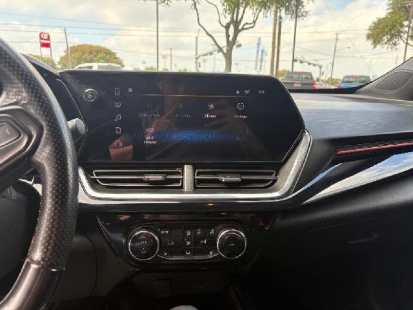 2024 Cacti Green /Jet Black w/Red Accents Chevrolet Trax FWD 2RS (KL77LJE28RC) with an Ecotec 1.2L I-3 gasoline direct injection engine, TRANSMISSION, 6-SPD AUTOMATIC transmission, located at 12182 Garland Rd, Dallas, TX, 75218, (214) 521-2040, 0.000000, 0.000000 - Photo#15