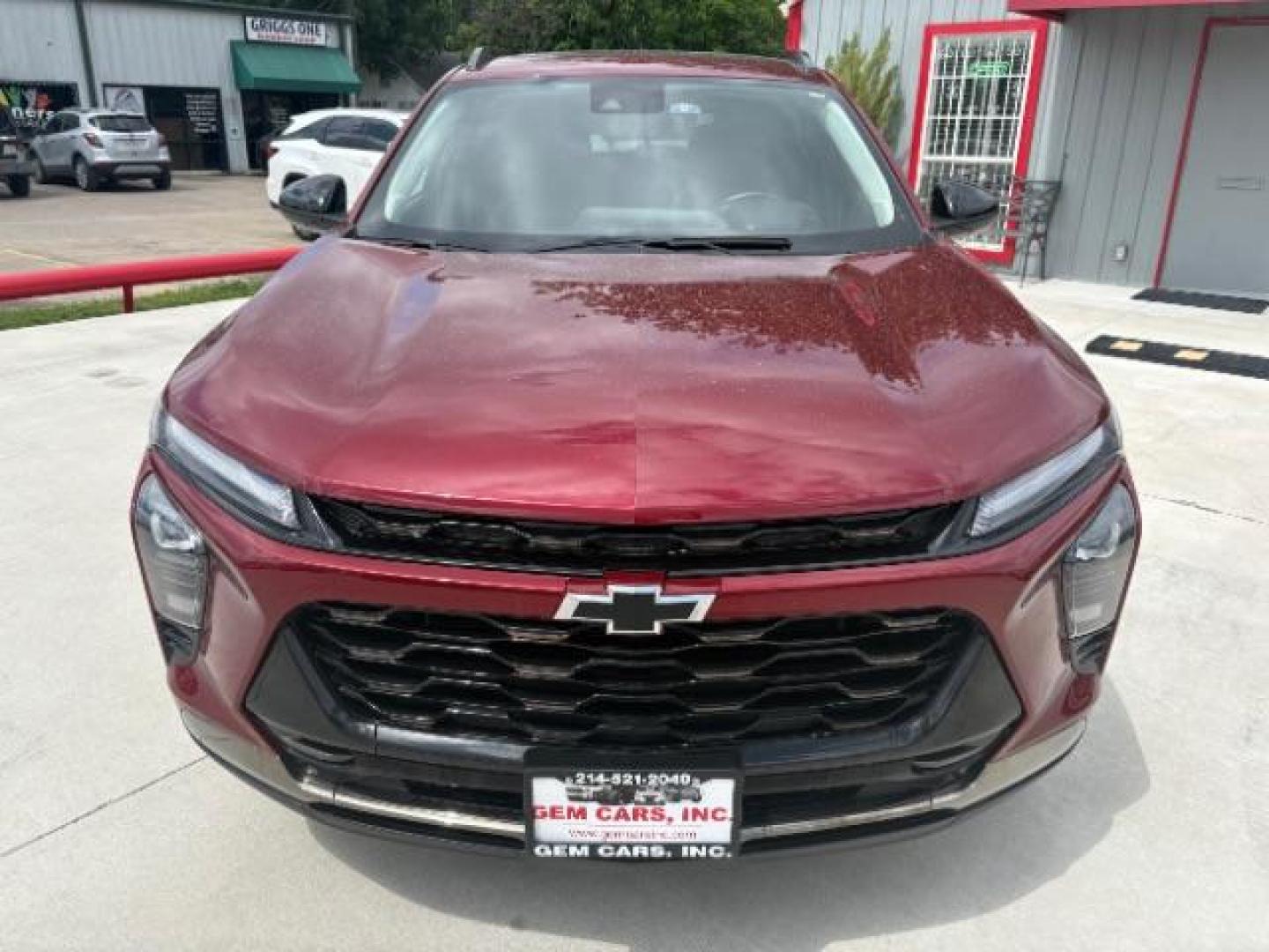 2024 Crimson Metallic /Jet Black w/Artemis Chevrolet Trax FWD ACTIV (KL77LKE27RC) with an 1.2L I-3 gasoline di engine, 6-Speed Automatic transmission, located at 12182 Garland Rd, Dallas, TX, 75218, (214) 521-2040, 0.000000, 0.000000 - Photo#1