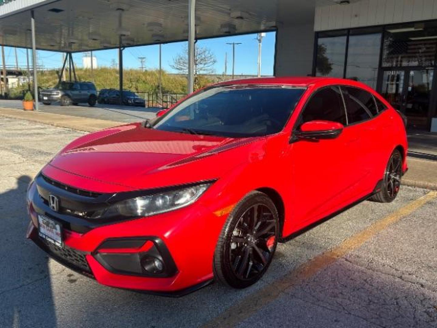 2020 Rallye Red /Black Honda Civic Hatchback Sport (SHHFK7H46LU) with an 1.5L I-4 gasoline direct injection engine, Automatic, FRONT WHEEL DRIVE transmission, located at 12182 Garland Rd, Dallas, TX, 75218, (214) 521-2040, 0.000000, 0.000000 - Photo#2