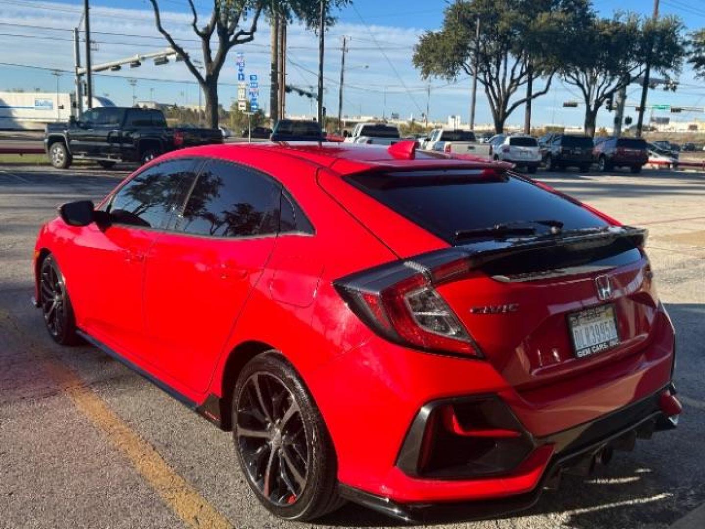 2020 Rallye Red /Black Honda Civic Hatchback Sport (SHHFK7H46LU) with an 1.5L I-4 gasoline direct injection engine, Automatic, FRONT WHEEL DRIVE transmission, located at 12182 Garland Rd, Dallas, TX, 75218, (214) 521-2040, 0.000000, 0.000000 - Photo#4