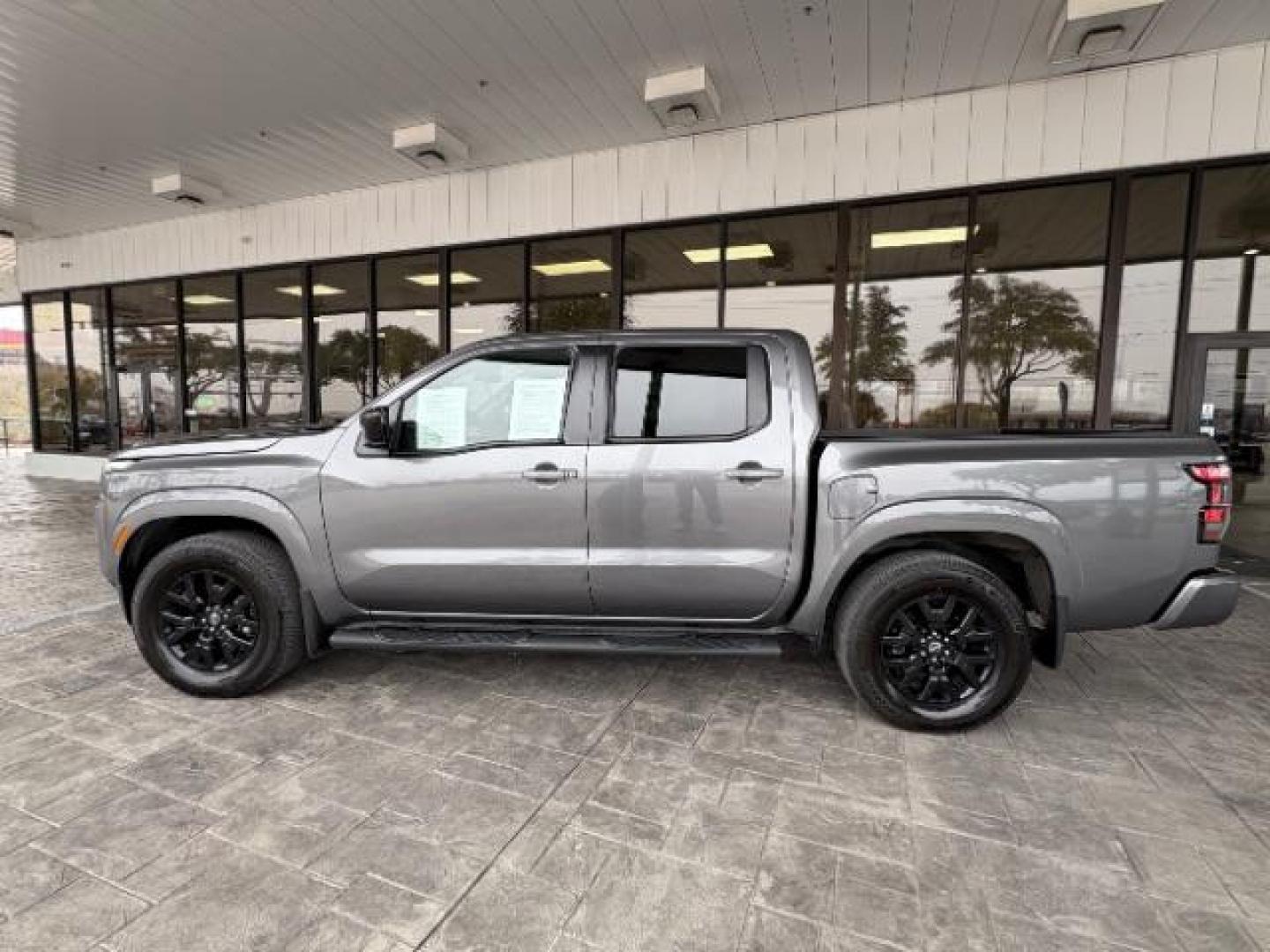 2023 Gun Metallic /Charcoal Nissan Frontier SV CREW CAB V6, MIDNIGHT EDITION PACKAGE (1N6ED1EJ3PN) with an VQ 3.8L V-6 gasoline direct injection, 310 Horsepo engine, 9-speed Automatic Transmission transmission, located at 12182 Garland Rd, Dallas, TX, 75218, (214) 521-2040, 0.000000, 0.000000 - Photo#3