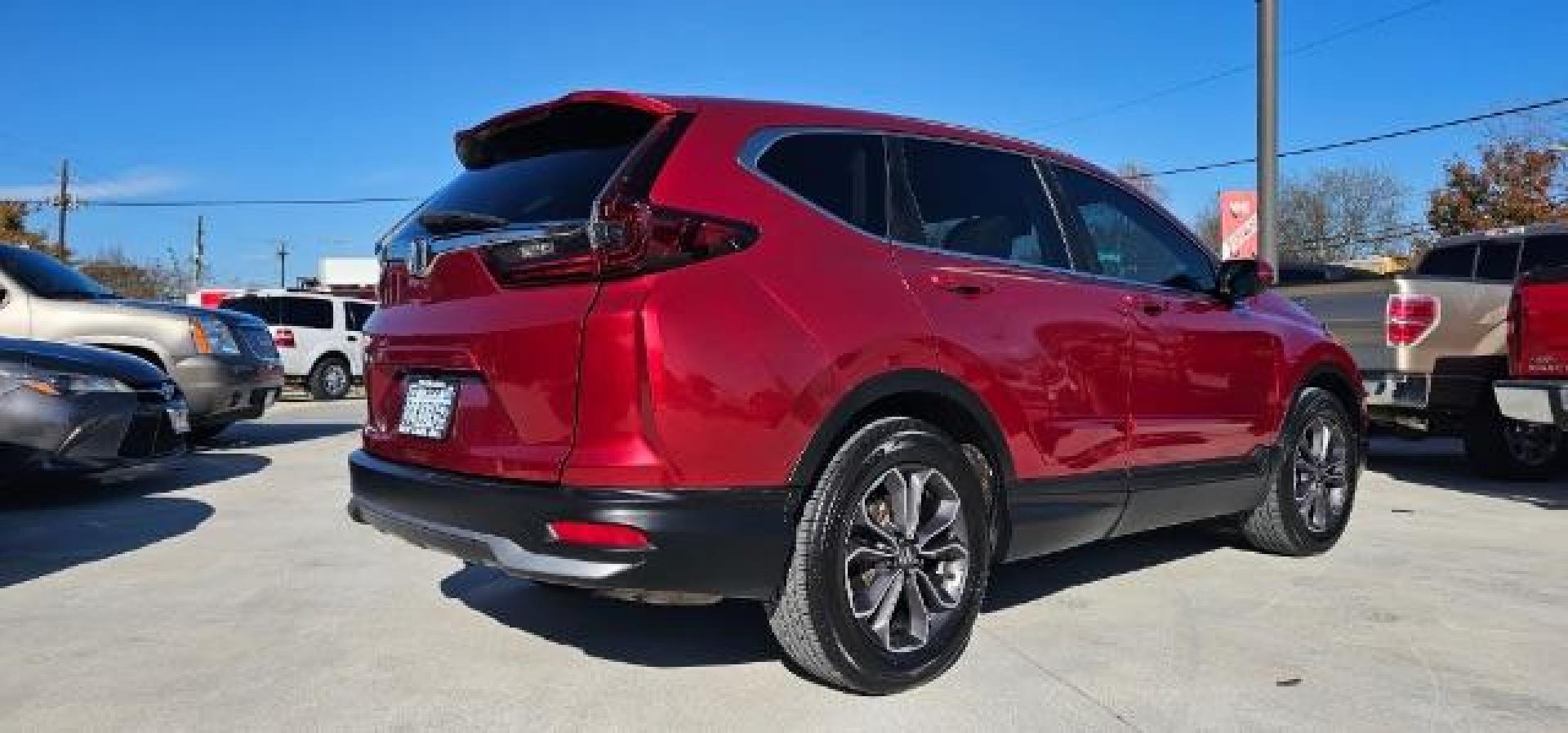 2020 Radiant Red Metallic Honda CR-V 2WD EX (7FARW1H53LE) with an 1.5L I-4 gasoline direct injection engine, Continuously Variable Transmission (CVT) transmission, located at 12182 Garland Rd, Dallas, TX, 75218, (214) 521-2040, 0.000000, 0.000000 - Photo#4