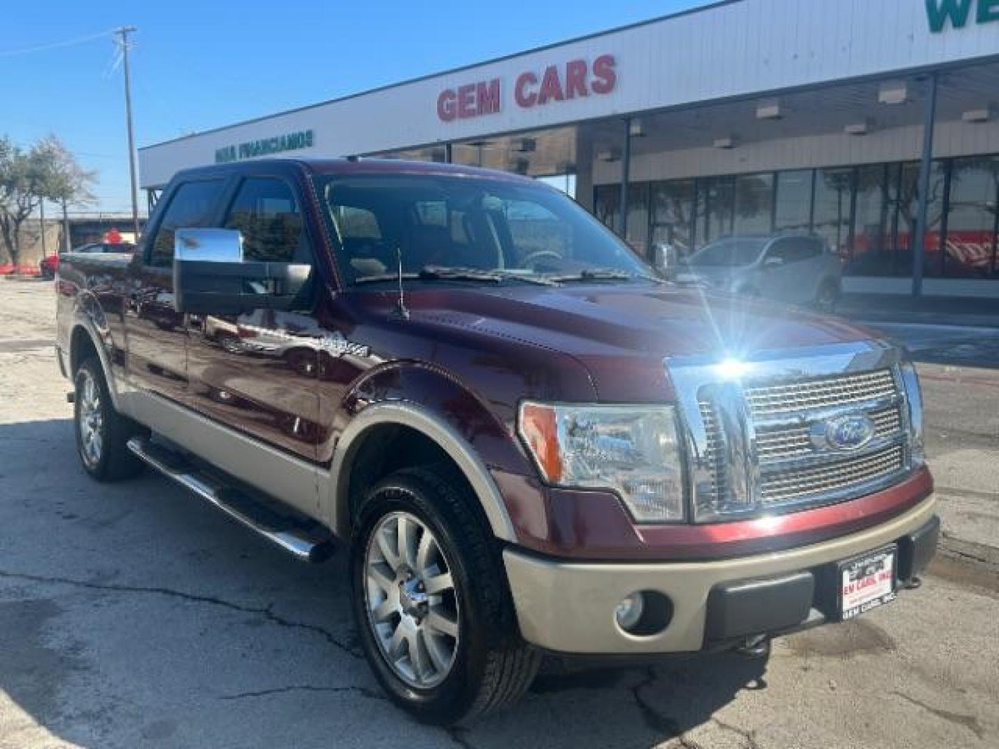 2009 Royal Red Clearcoat Ford F-150 King Ranch (1FTPW14V39K) with an Triton 4.6L V-8 regu engine, located at 12182 Garland Rd, Dallas, TX, 75218, (214) 521-2040, 0.000000, 0.000000 - Photo#0