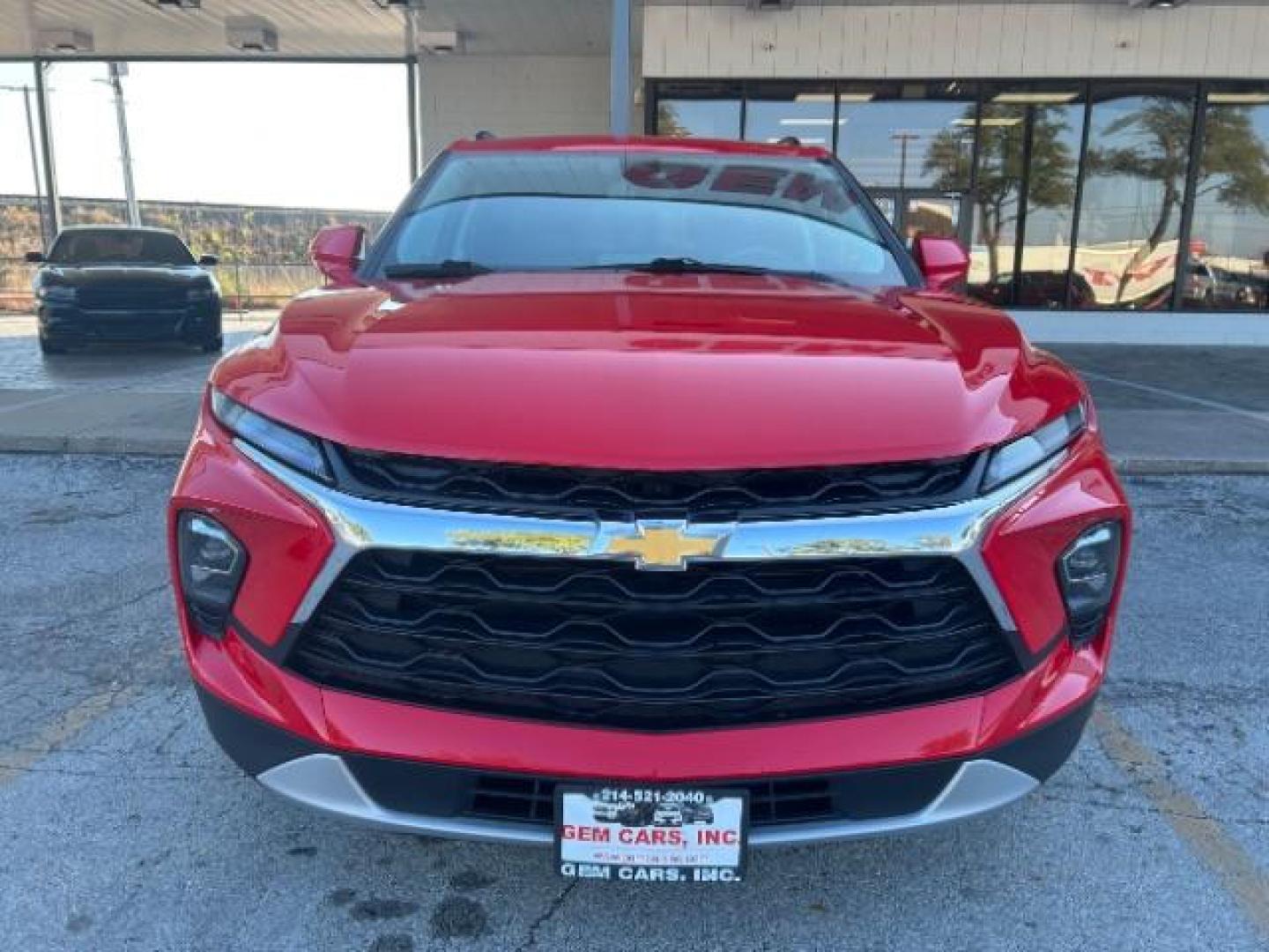 2023 Red Hot /Jet Black Chevrolet Blazer FWD 2LT (3GNKBCR44PS) with an 2L I-4 gasoline direct injection engine, located at 12182 Garland Rd, Dallas, TX, 75218, (214) 521-2040, 0.000000, 0.000000 - Photo#1