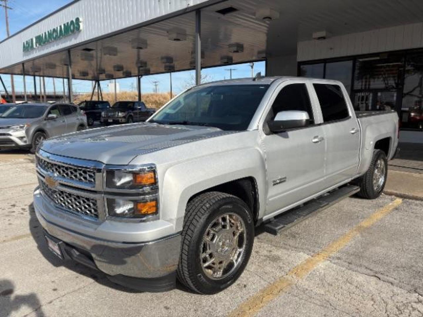 2015 Silver Ice Metallic Chevrolet Silverado 1500 1LT (3GCPCREC0FG) with an EcoTec3 4.3L V-6 gasoline direct injection engine, located at 12182 Garland Rd, Dallas, TX, 75218, (214) 521-2040, 0.000000, 0.000000 - Photo#2