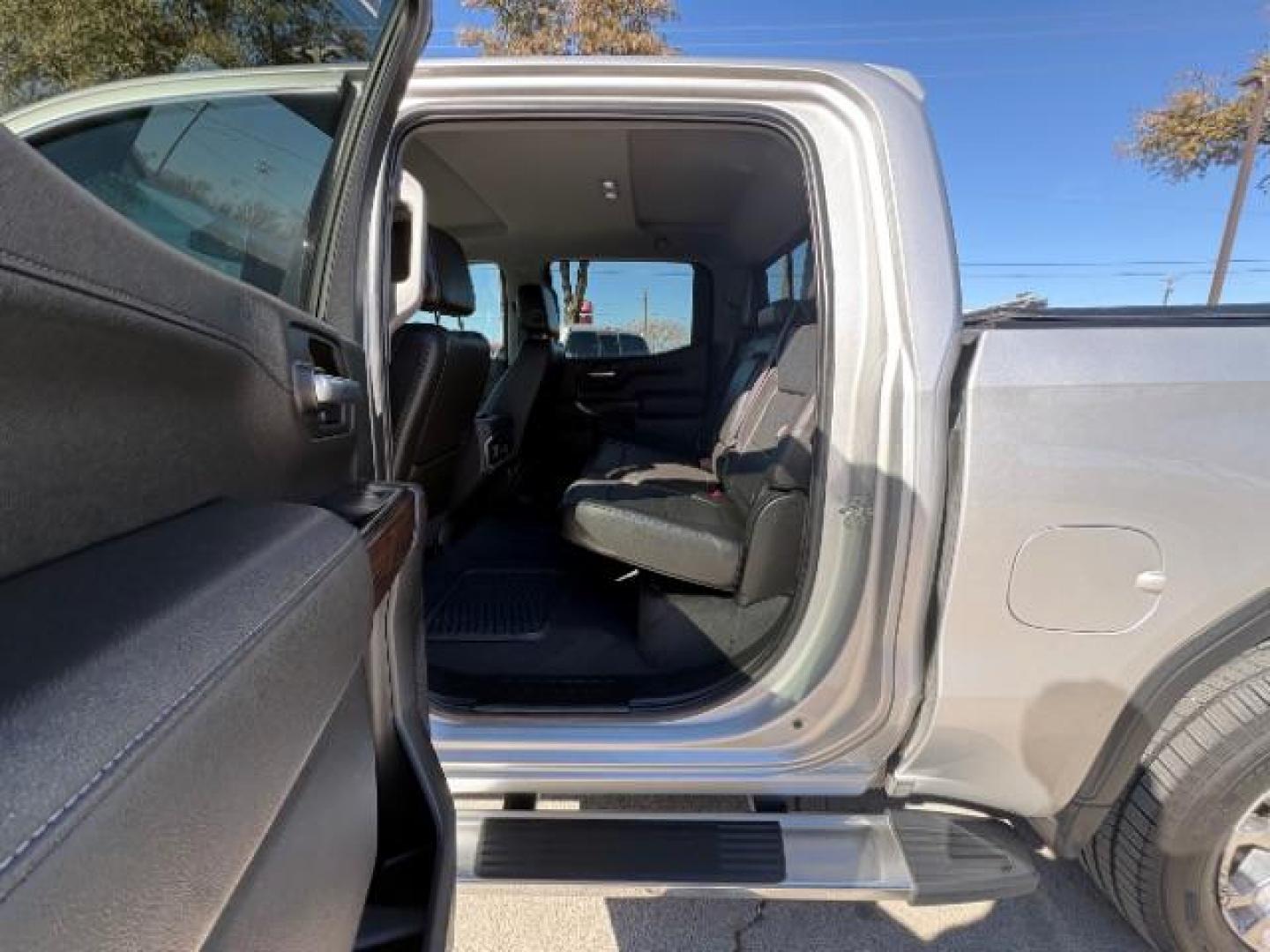 2019 Satin Steel Metallic /Black Leather Interior GMC Sierra 1500 SLT Texas Edition (3GTP8DED9KG) with an EcoTec3 5.3L V-8 gasoline direct injection engine, 6-Speed Automatic transmission, located at 12182 Garland Rd, Dallas, TX, 75218, (214) 521-2040, 0.000000, 0.000000 - Photo#11