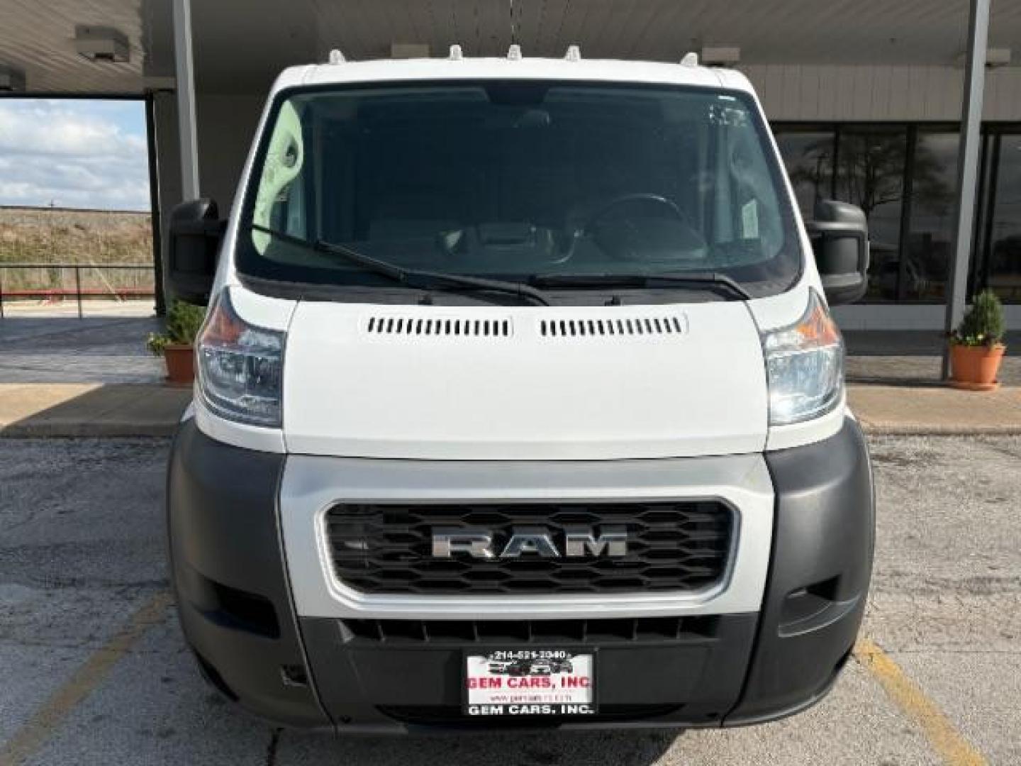 2019 Bright White Clear Coat RAM Promaster 1500 Low Roof Tradesman 136-in. WB (3C6TRVAG3KE) with an 3.6L V6 engine, 6-Speed Automatic transmission, located at 12182 Garland Rd, Dallas, TX, 75218, (214) 521-2040, 0.000000, 0.000000 - Photo#1
