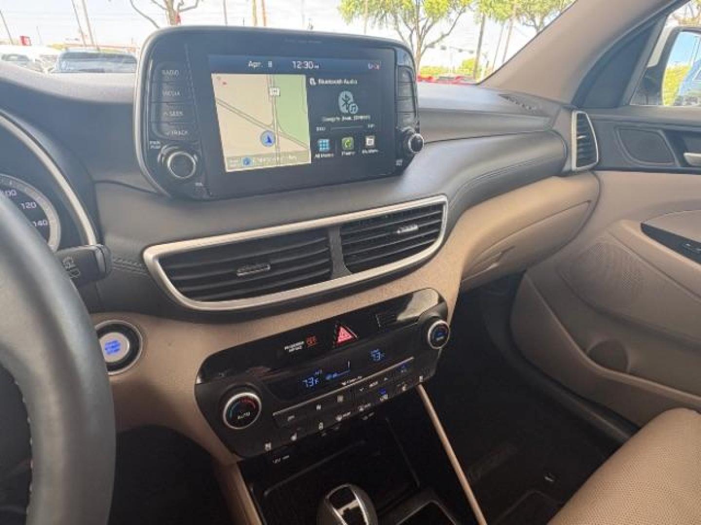 2021 Winter White Hyundai Tucson Ultimate (KM8J33AL2MU) with an Theta 2.4L I-4 gasoline direct injection engine, located at 12182 Garland Rd, Dallas, TX, 75218, (214) 521-2040, 0.000000, 0.000000 - Photo#16