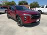 2025 Crimson Metallic Chevrolet Trax FWD 2RS (KL77LJEP6SC) with an ECOTEC 1.2L I-3 gasoline direct injection engine, located at 12182 Garland Rd, Dallas, TX, 75218, (214) 521-2040, 0.000000, 0.000000- Photo#0