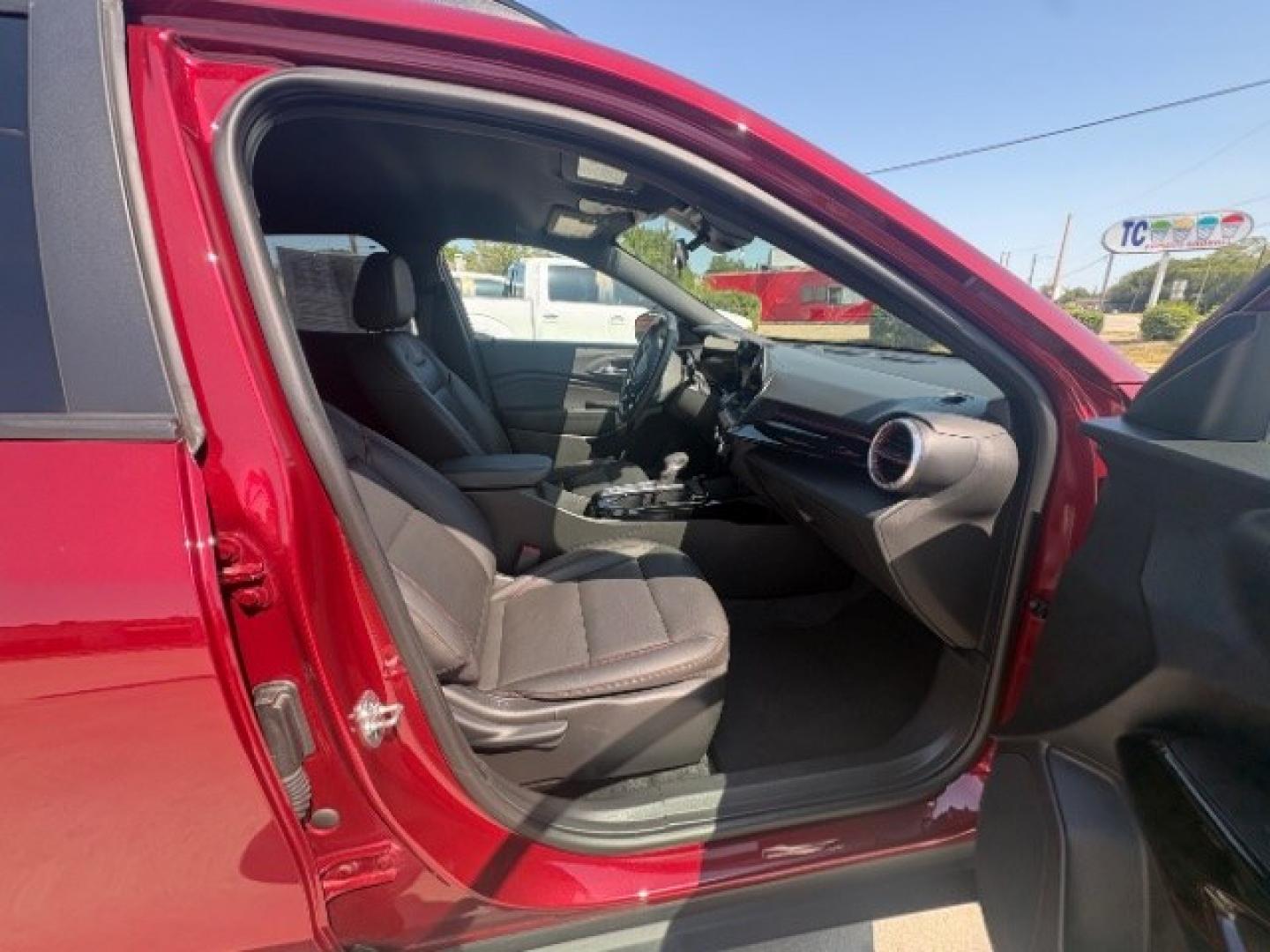 2025 Crimson Metallic Chevrolet Trax FWD 2RS (KL77LJEP6SC) with an ECOTEC 1.2L I-3 gasoline direct injection engine, located at 12182 Garland Rd, Dallas, TX, 75218, (214) 521-2040, 0.000000, 0.000000- Photo#6