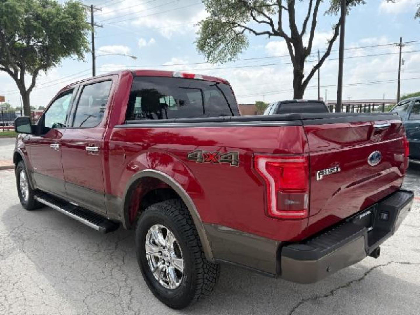 2016 Ruby Red Metallic Tinted Clearcoat Ford F-150 LARIAT (1FTEW1EG7GK) with an EcoBoost 3.5L V-6 gasoline direct injection engine, located at 12182 Garland Rd, Dallas, TX, 75218, (214) 521-2040, 0.000000, 0.000000 - Photo#2
