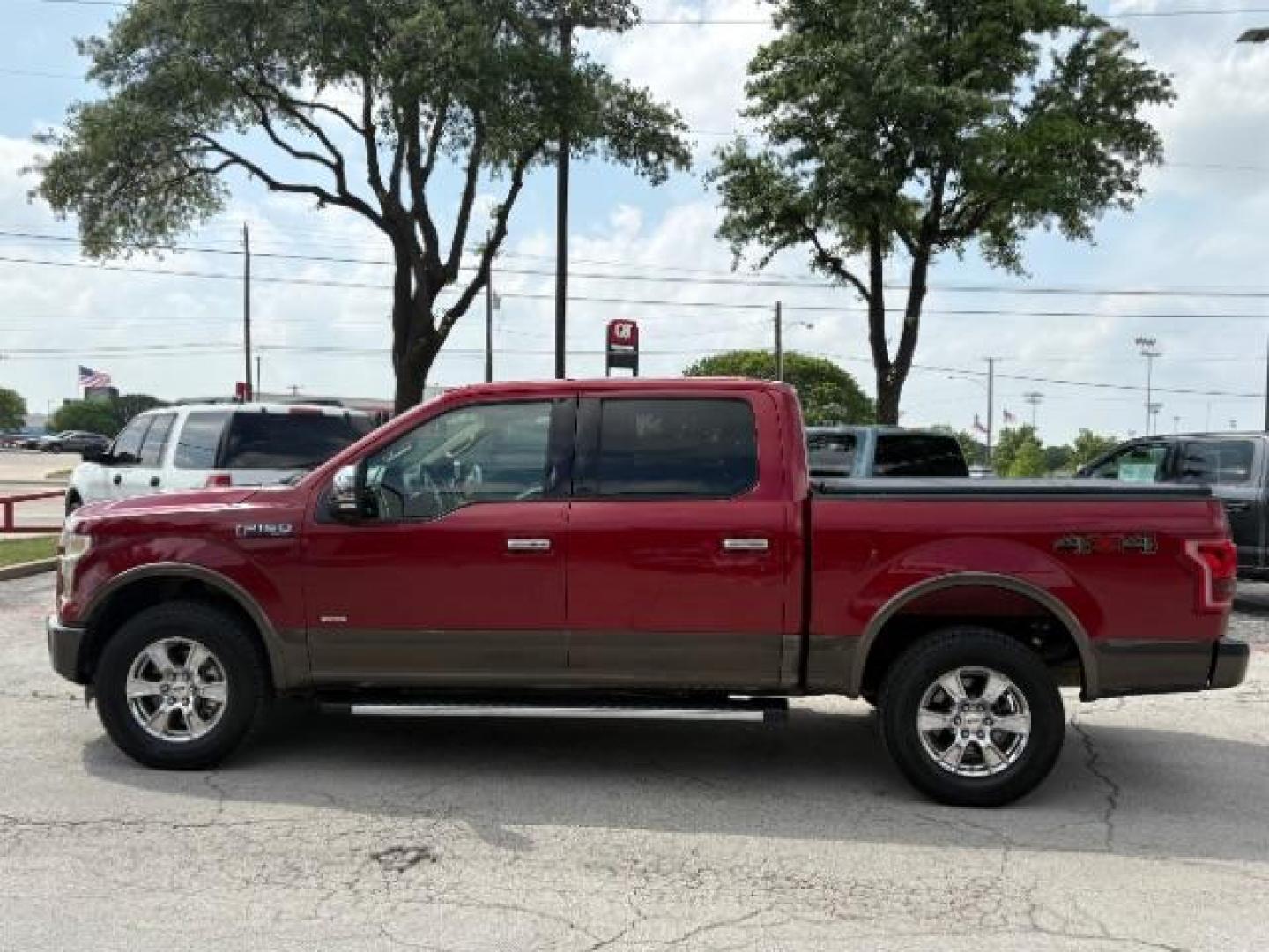 2016 Ruby Red Metallic Tinted Clearcoat Ford F-150 LARIAT (1FTEW1EG7GK) with an EcoBoost 3.5L V-6 gasoline direct injection engine, located at 12182 Garland Rd, Dallas, TX, 75218, (214) 521-2040, 0.000000, 0.000000 - Photo#3