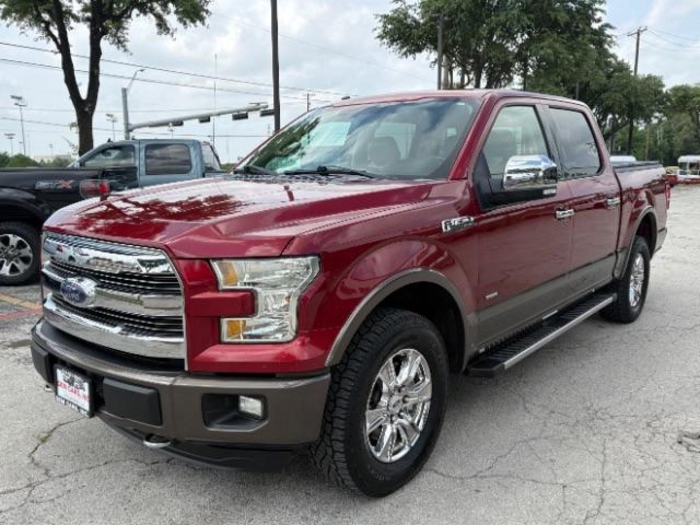 2016 Ruby Red Metallic Tinted Clearcoat Ford F-150 LARIAT (1FTEW1EG7GK) with an EcoBoost 3.5L V-6 gasoline direct injection engine, located at 12182 Garland Rd, Dallas, TX, 75218, (214) 521-2040, 0.000000, 0.000000 - Photo#4